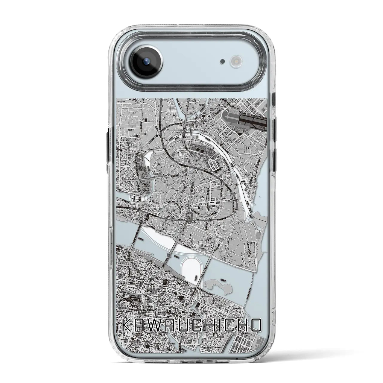 【川内町(徳島県)】地図柄iPhoneケース(MagSafeタイプ)