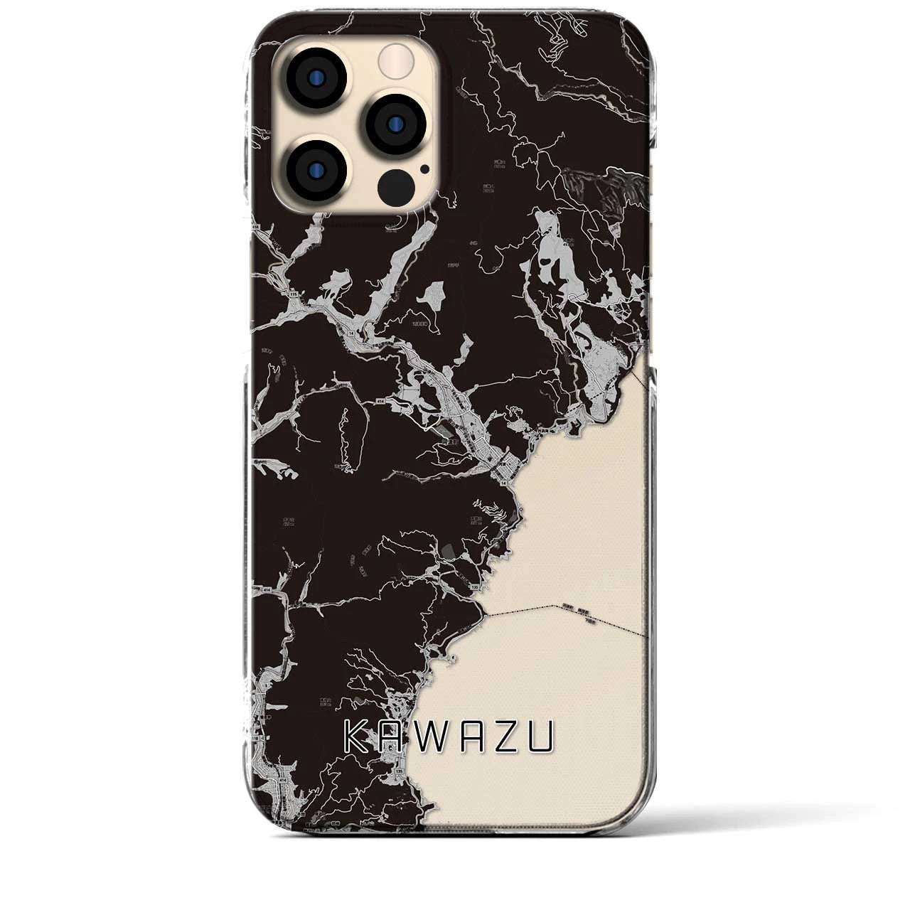 【河津(静岡県)】地図柄iPhoneケース(クリアタイプ)