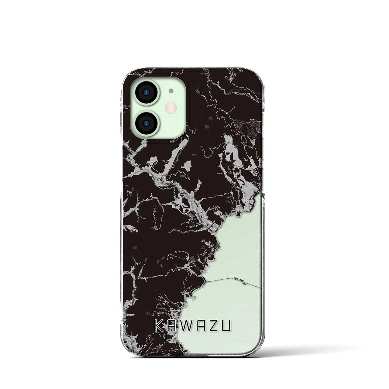 【河津(静岡県)】地図柄iPhoneケース(クリアタイプ)