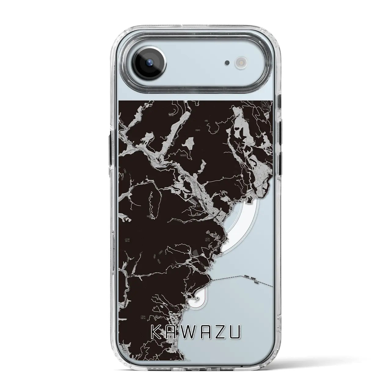 【河津(静岡県)】地図柄iPhoneケース(MagSafeタイプ)