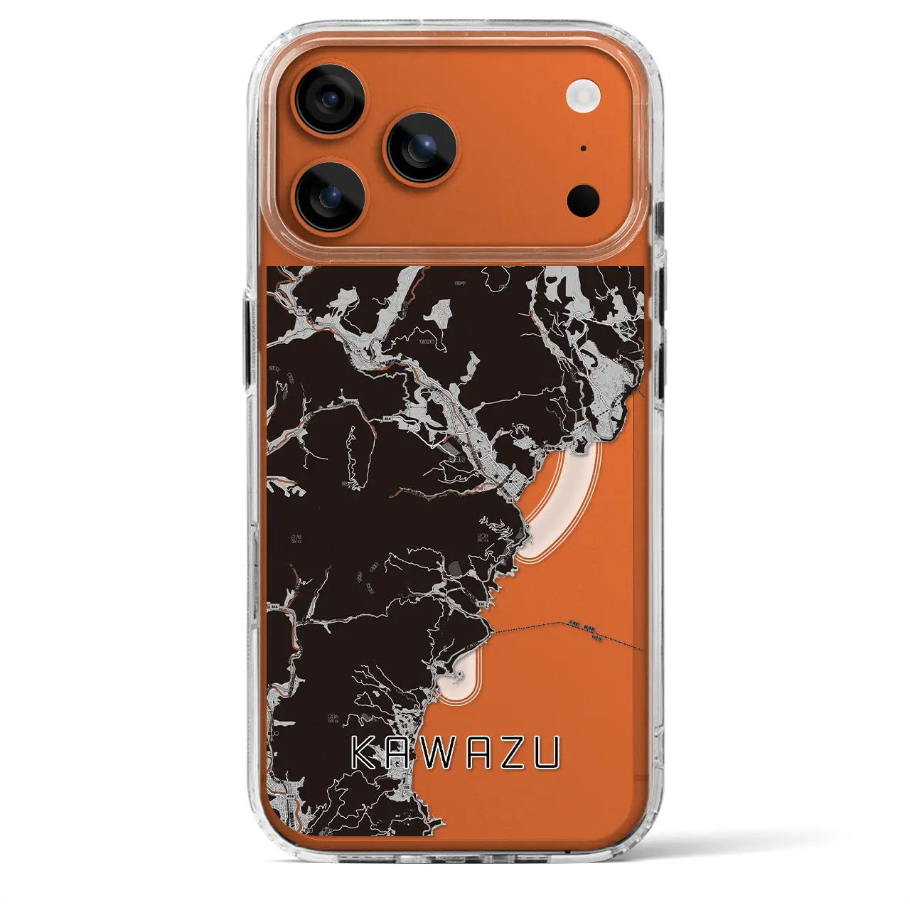 【河津(静岡県)】地図柄iPhoneケース(MagSafeタイプ)