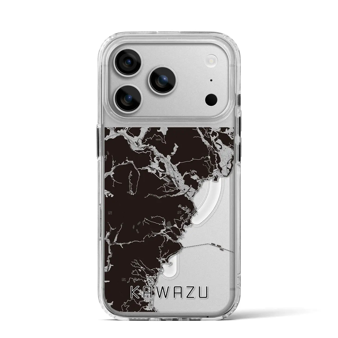 【河津(静岡県)】地図柄iPhoneケース(MagSafeタイプ)