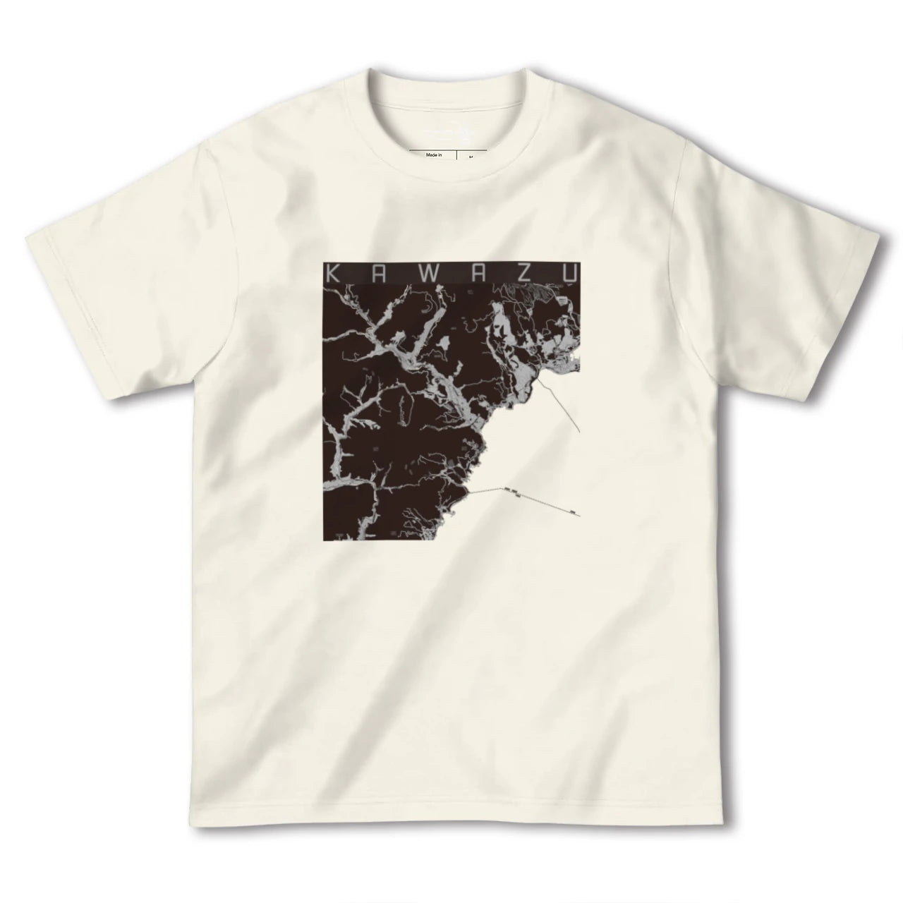 【河津(静岡県)】地図柄ヘビーウェイトTシャツ