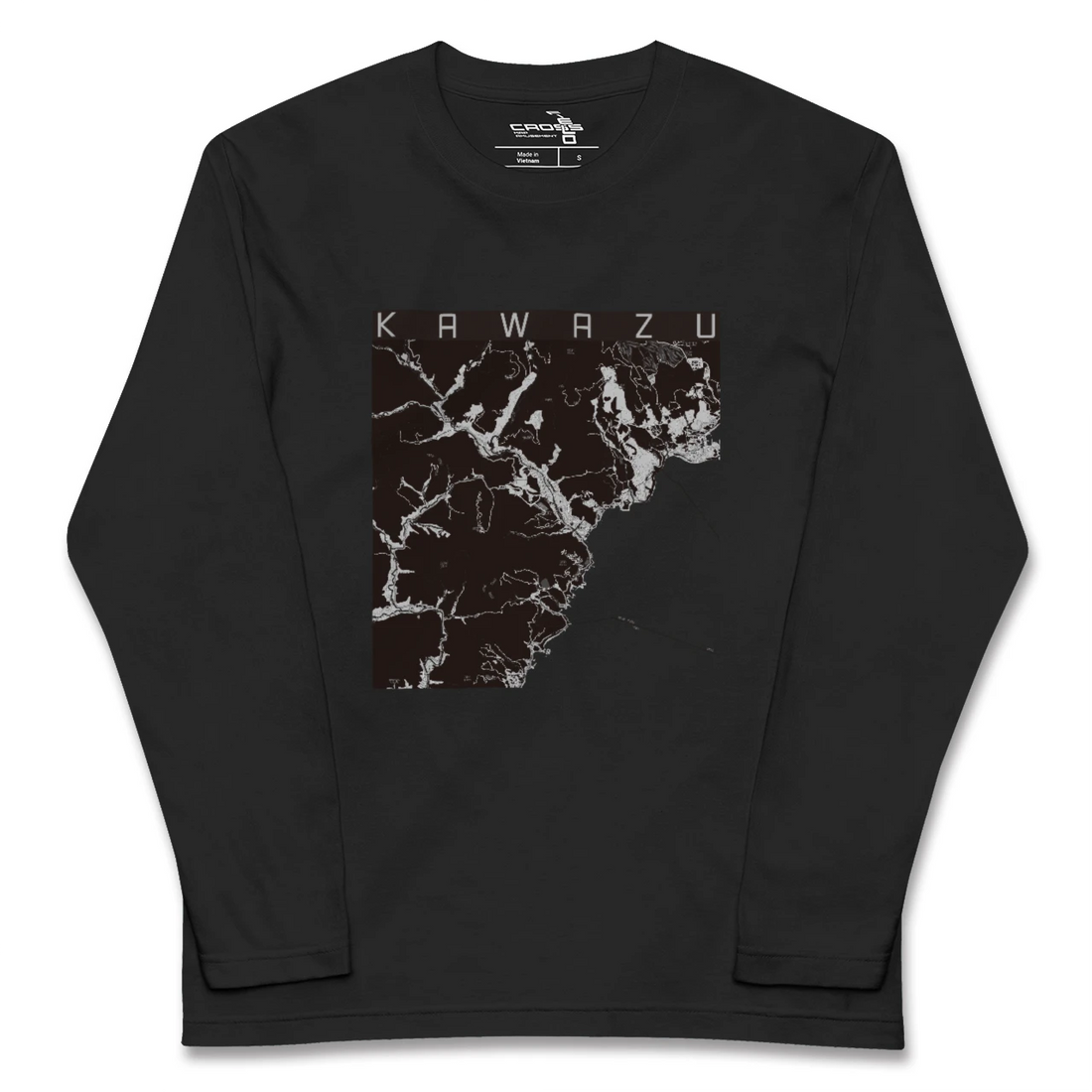 【河津(静岡県)】地図柄ロングスリーブTシャツ