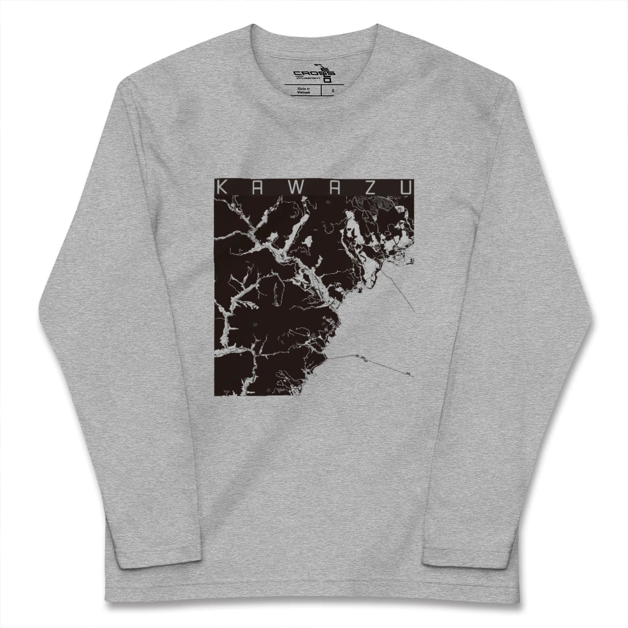 【河津(静岡県)】地図柄ロングスリーブTシャツ