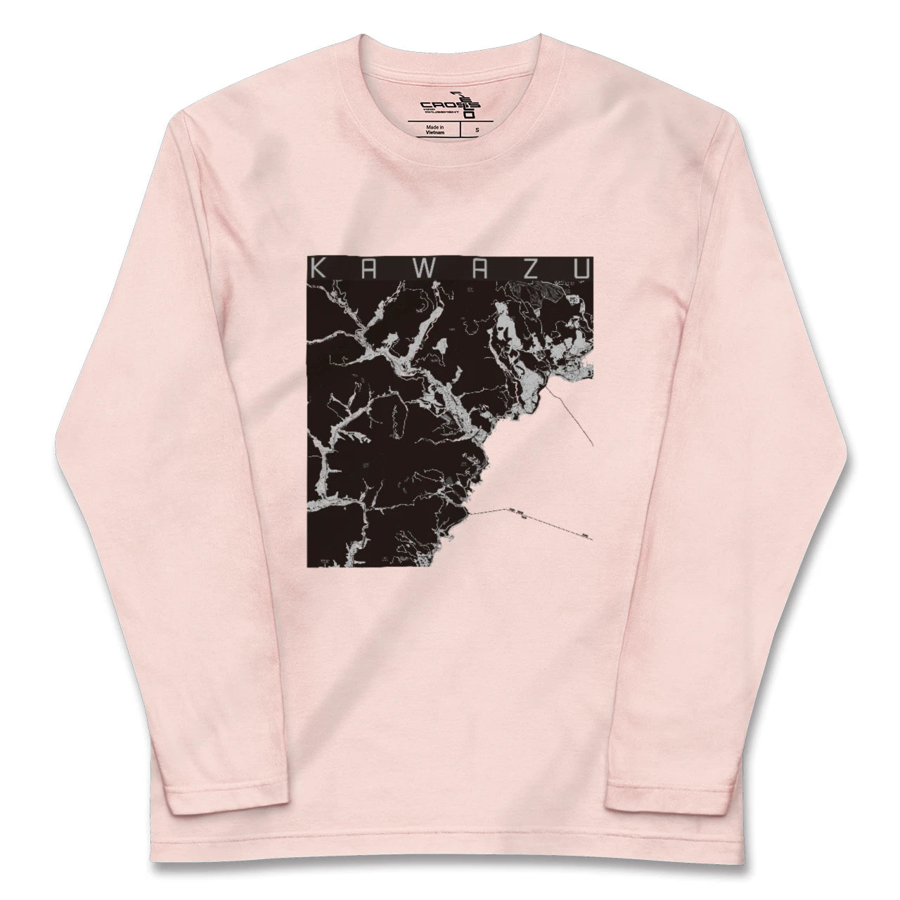 【河津(静岡県)】地図柄ロングスリーブTシャツ