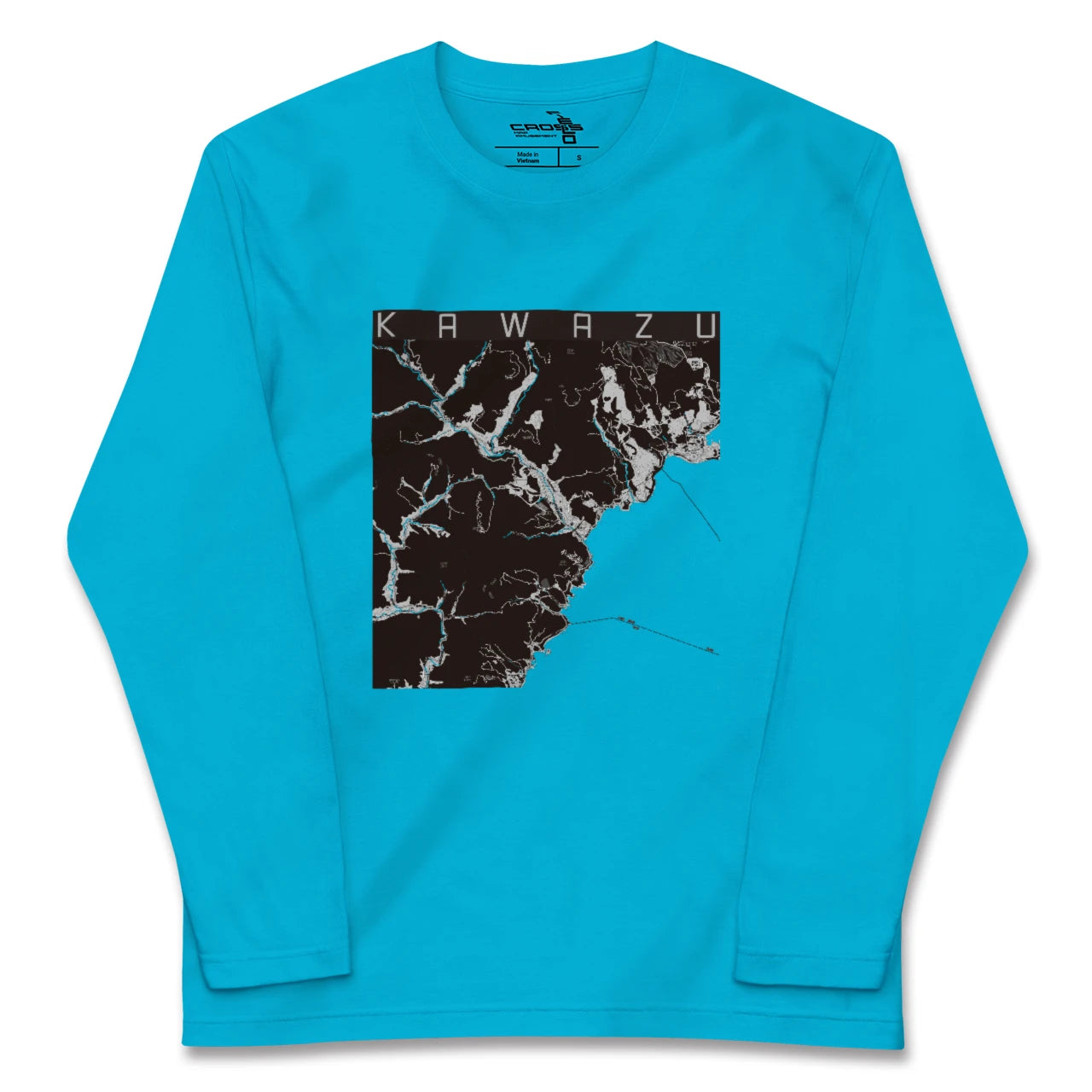 【河津(静岡県)】地図柄ロングスリーブTシャツ