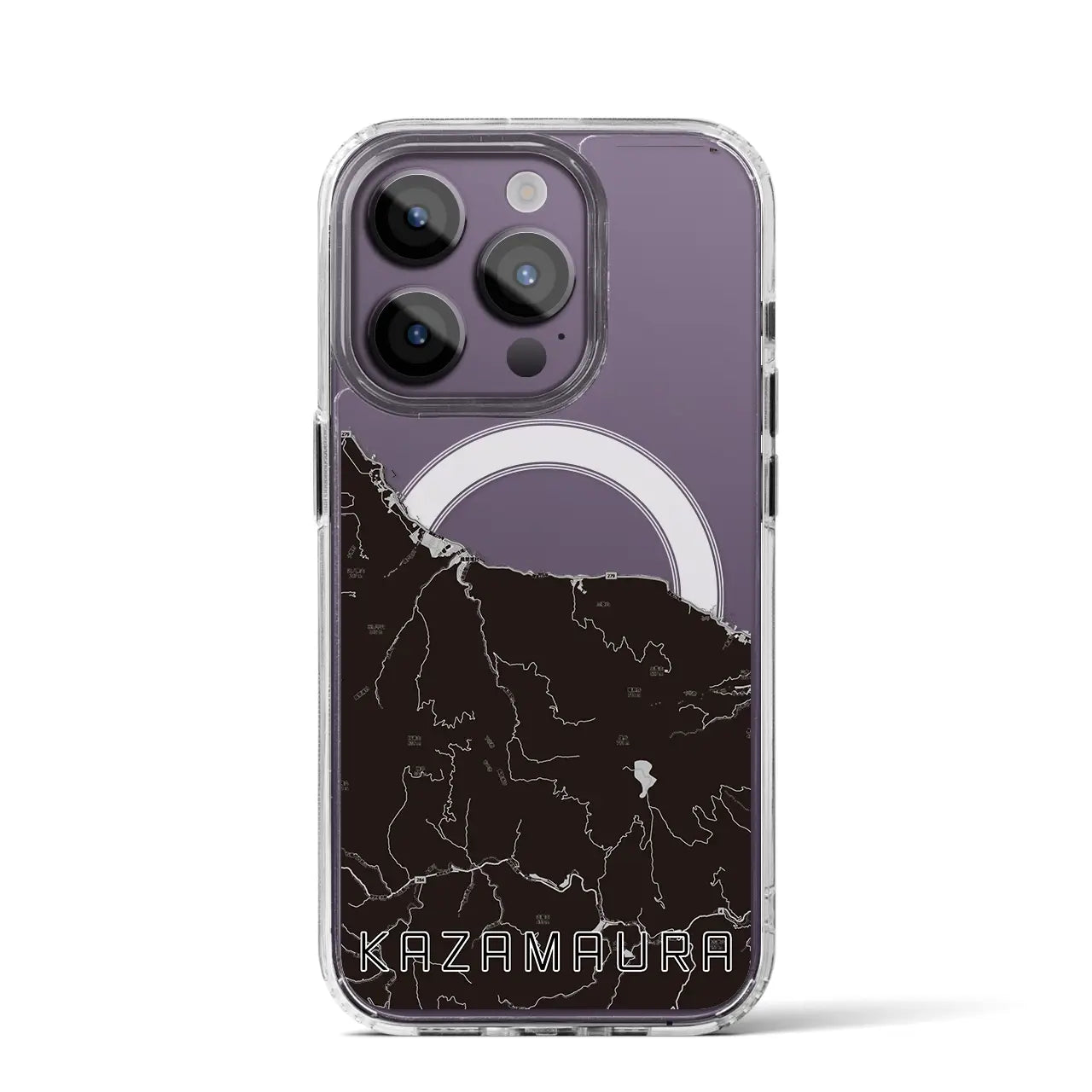 【風間浦(青森県)】地図柄iPhoneケース(MagSafeタイプ)