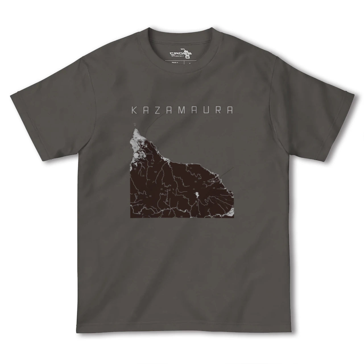 【風間浦(青森県)】地図柄ヘビーウェイトTシャツ