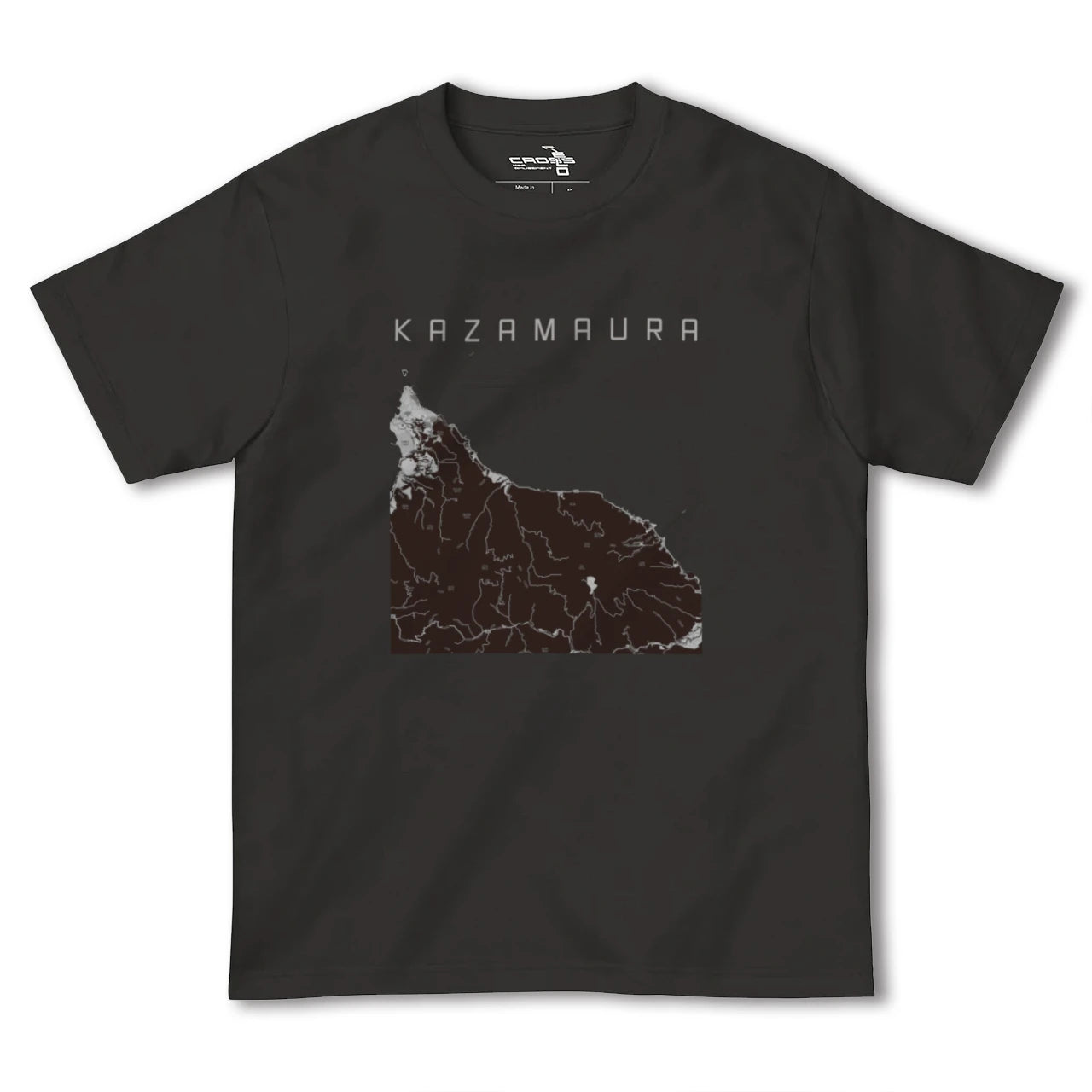 【風間浦(青森県)】地図柄ヘビーウェイトTシャツ