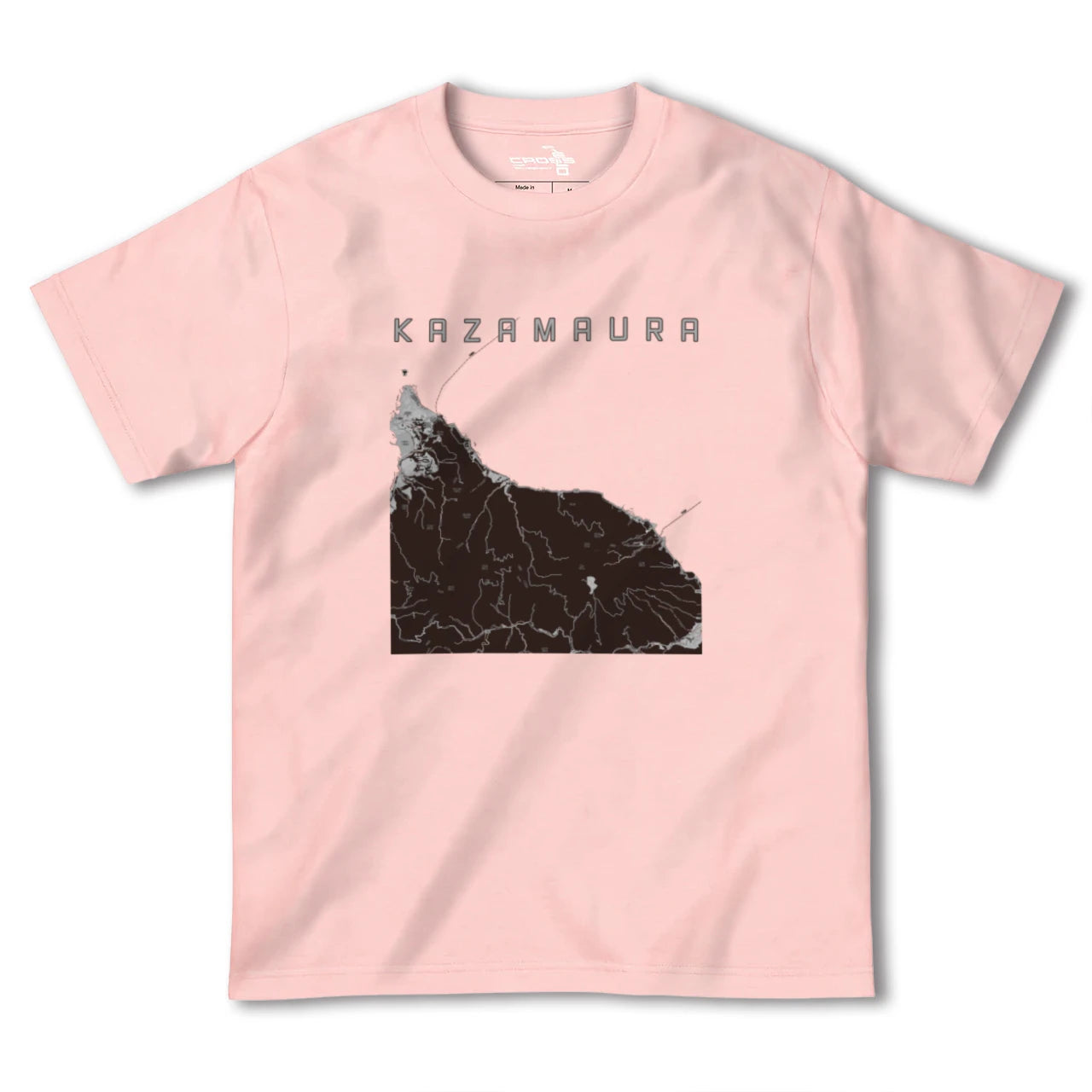 【風間浦(青森県)】地図柄ヘビーウェイトTシャツ