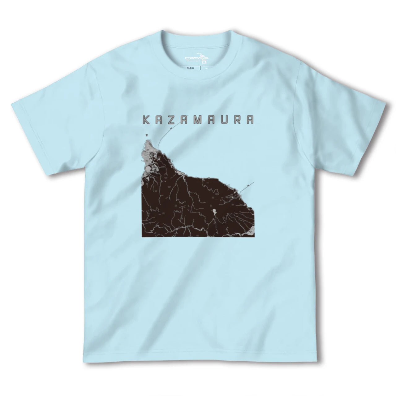 【風間浦(青森県)】地図柄ヘビーウェイトTシャツ