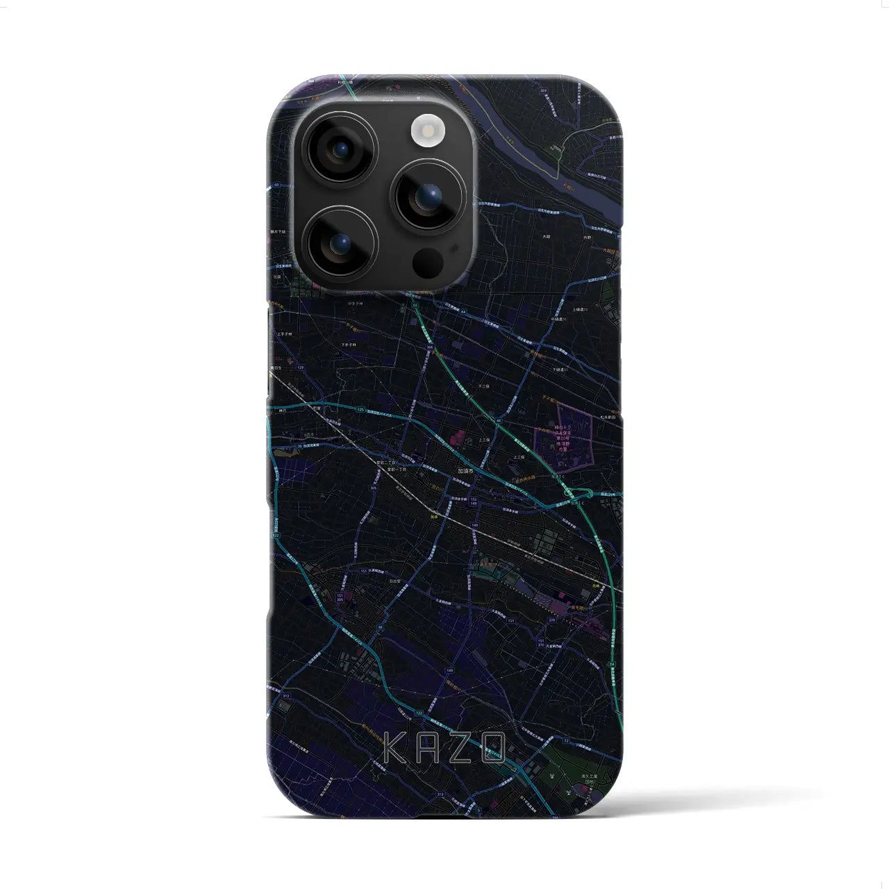 【加須(埼玉県)】地図柄iPhoneケース(バックカバータイプ)