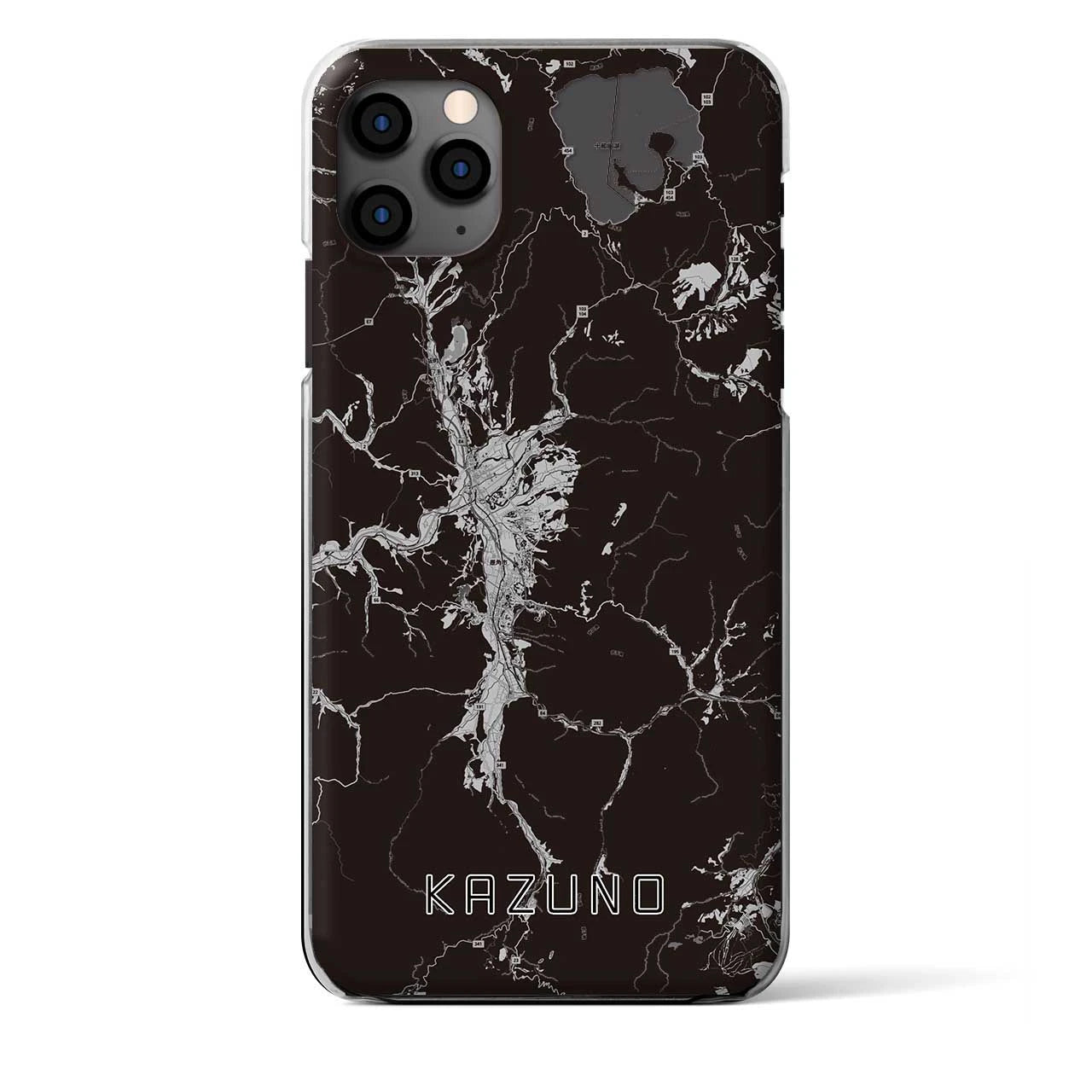 【鹿角(秋田県)】地図柄iPhoneケース(クリアタイプ)