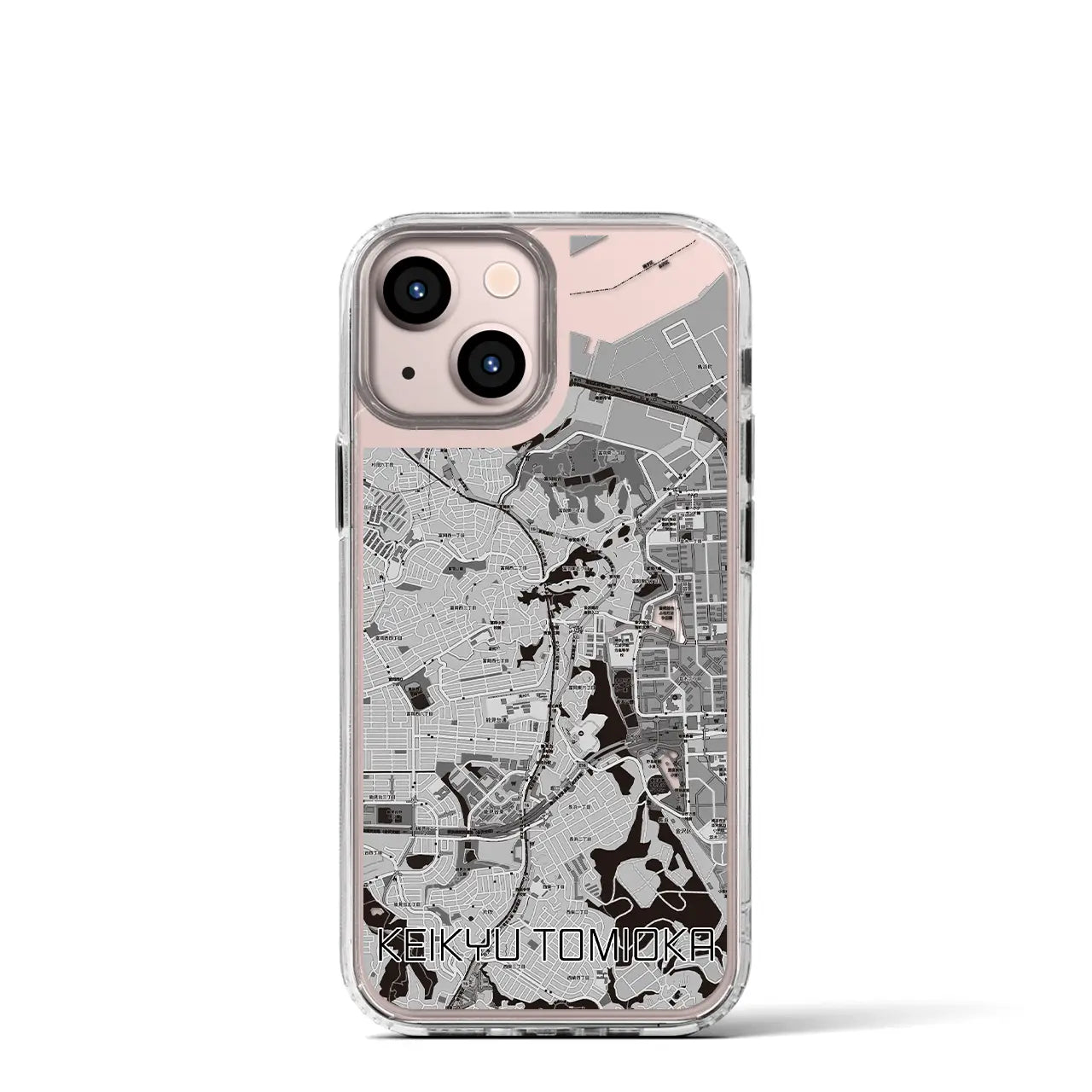 【京急富岡(神奈川県)】地図柄iPhoneケース(MagSafeタイプ)