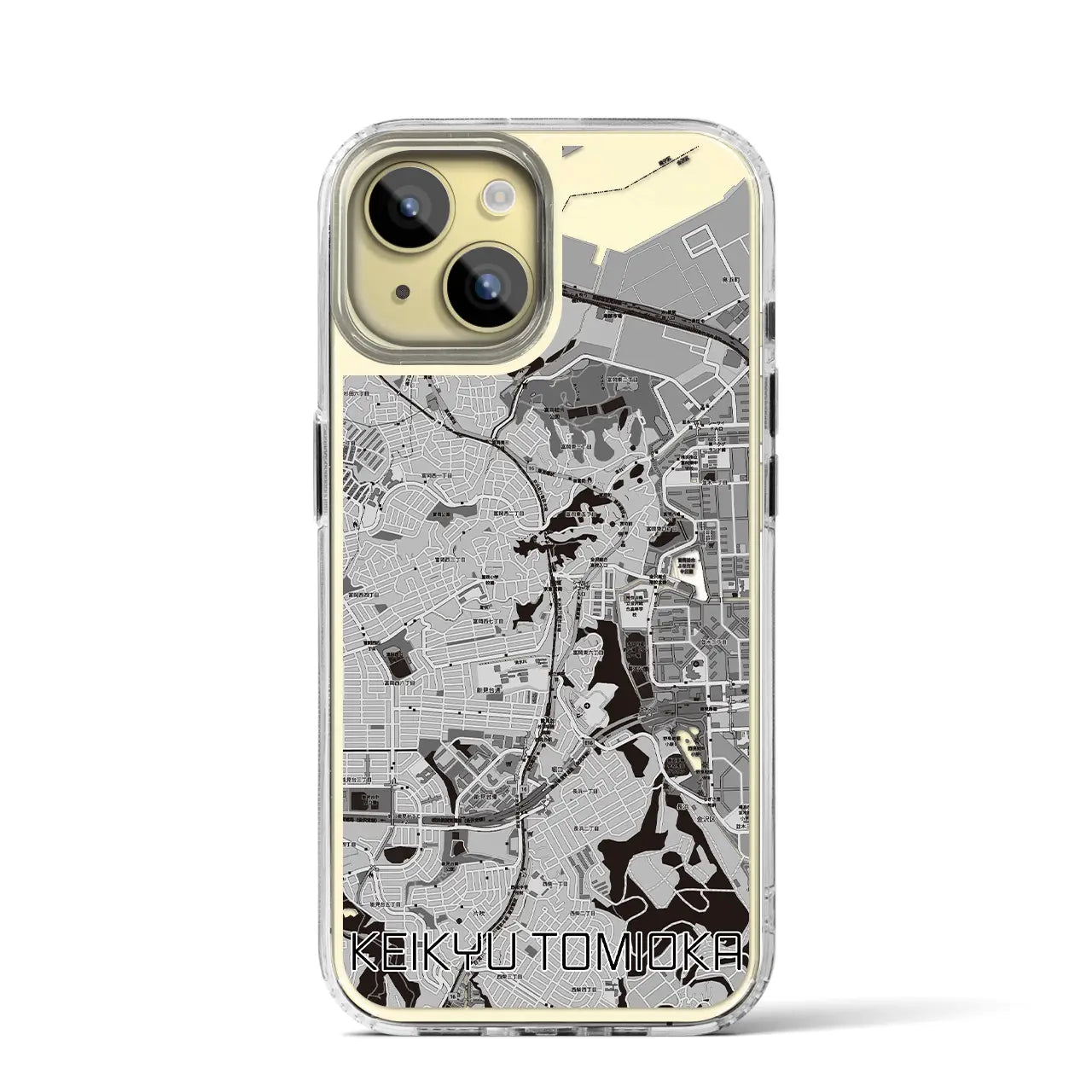 【京急富岡(神奈川県)】地図柄iPhoneケース(MagSafeタイプ)