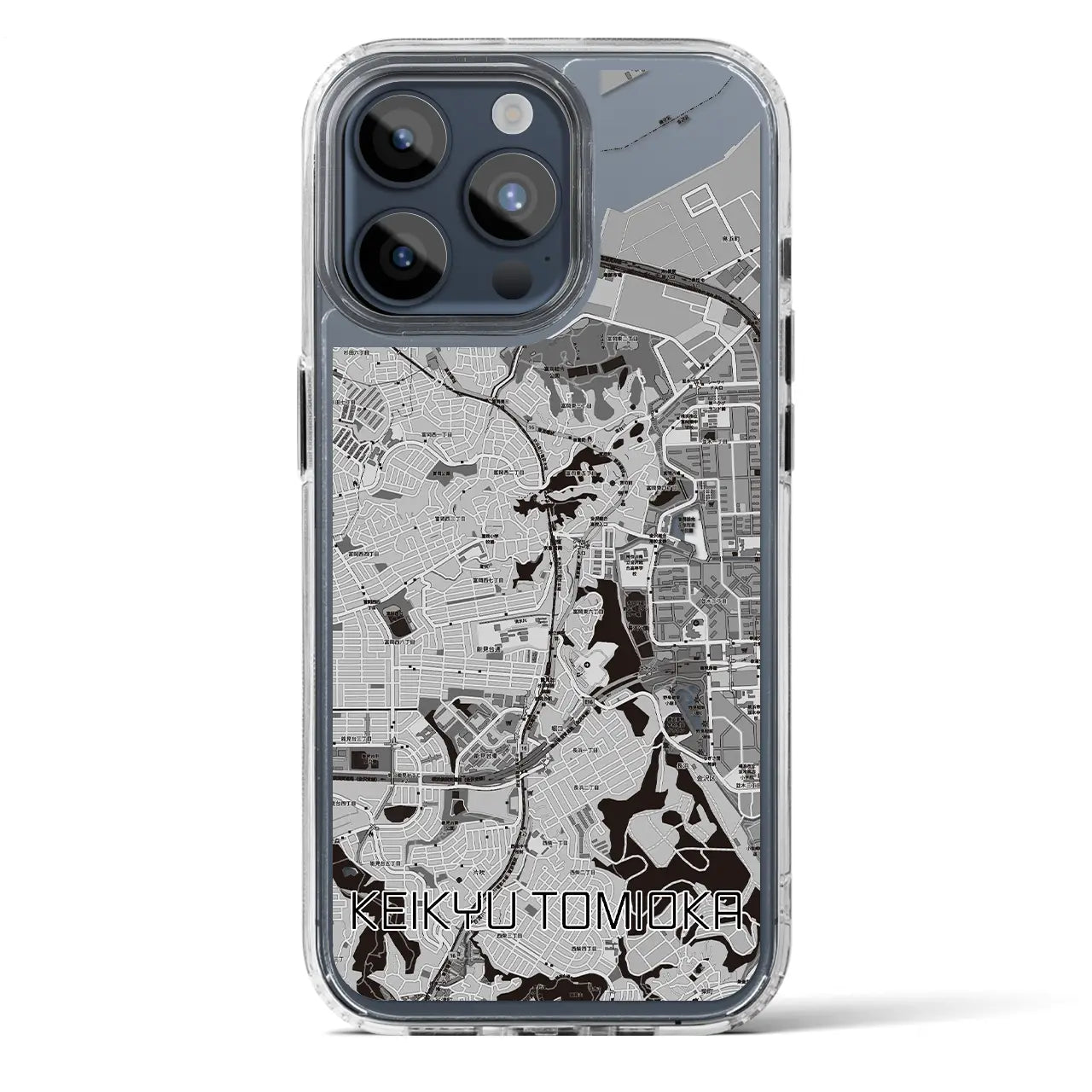 【京急富岡(神奈川県)】地図柄iPhoneケース(MagSafeタイプ)