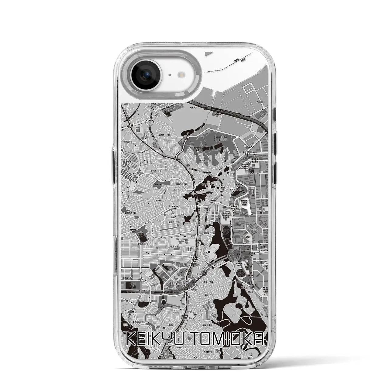 【京急富岡(神奈川県)】地図柄iPhoneケース(MagSafeタイプ)