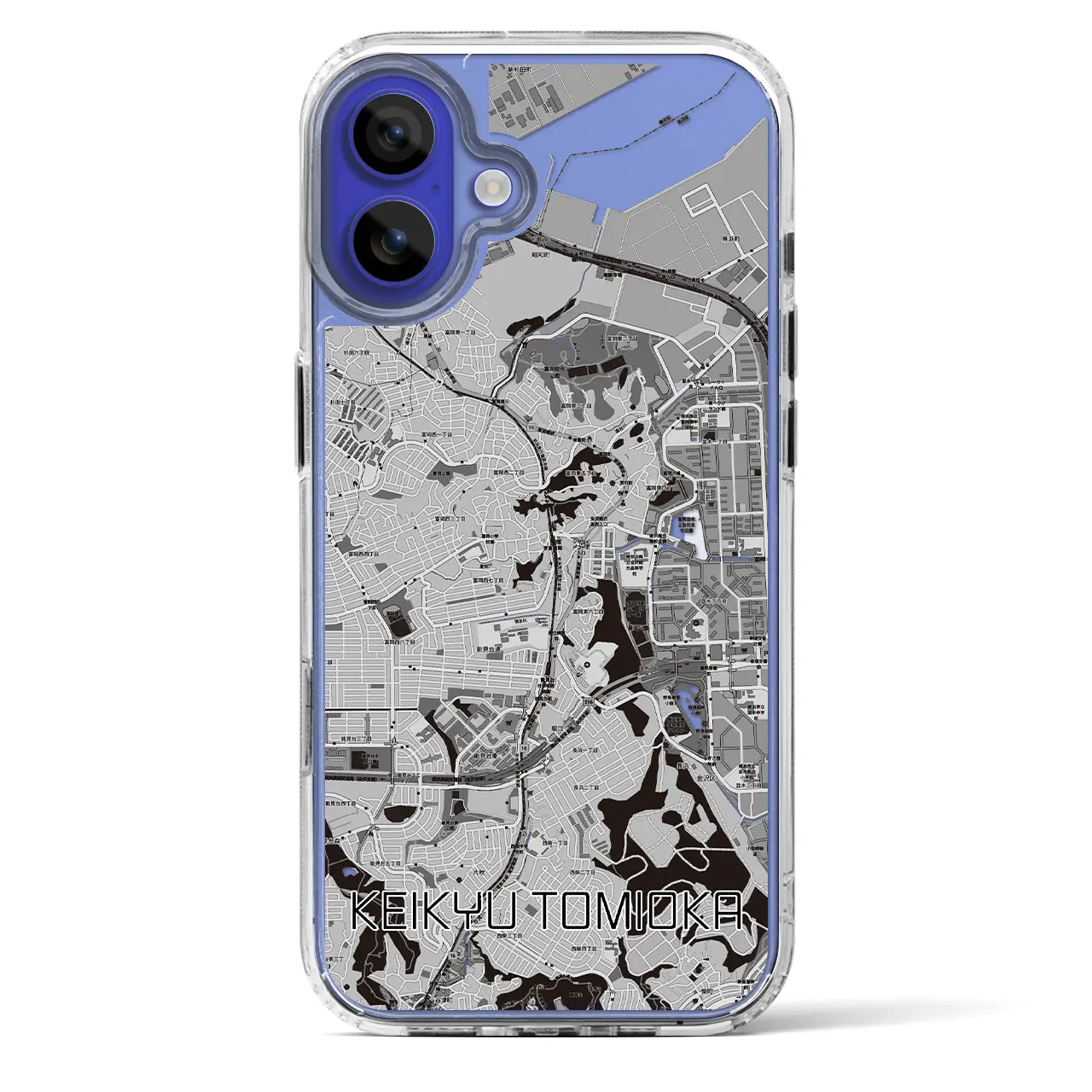 【京急富岡(神奈川県)】地図柄iPhoneケース(MagSafeタイプ)
