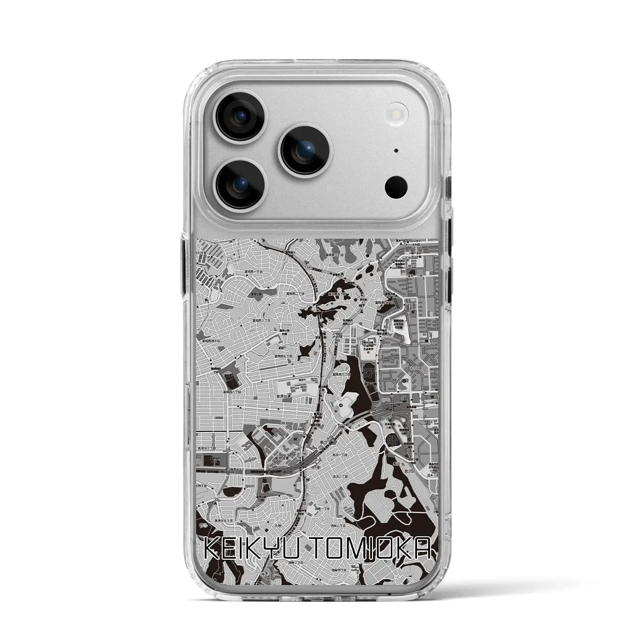 【京急富岡(神奈川県)】地図柄iPhoneケース(MagSafeタイプ)