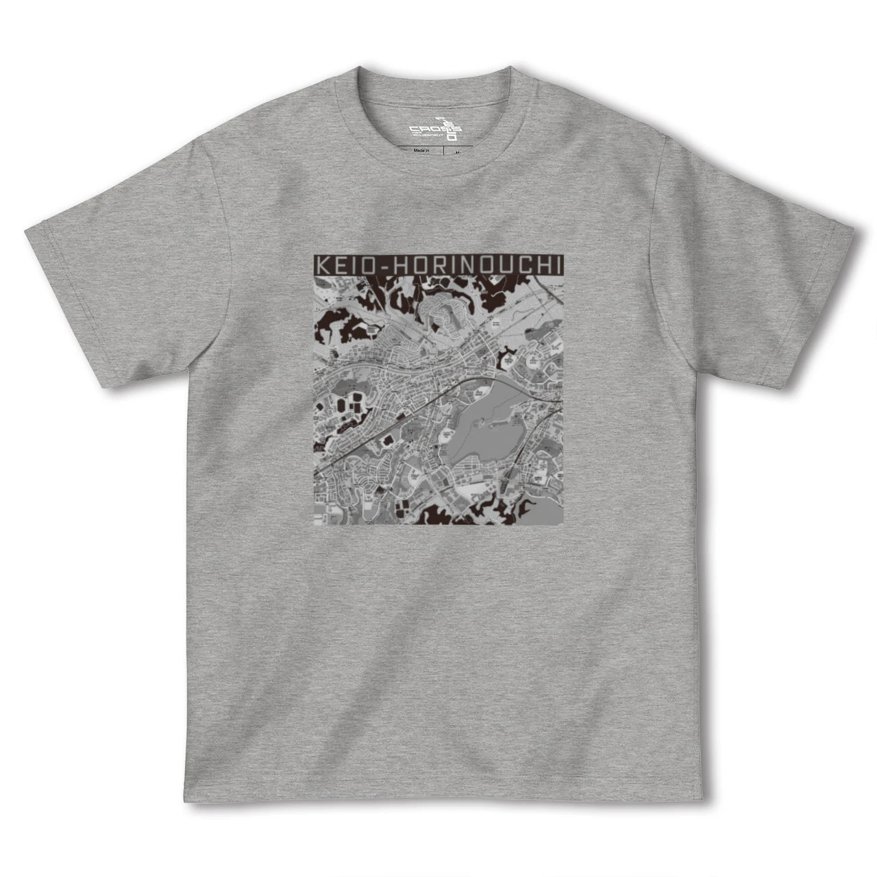 【京王堀之内(東京都)】地図柄ヘビーウェイトTシャツ