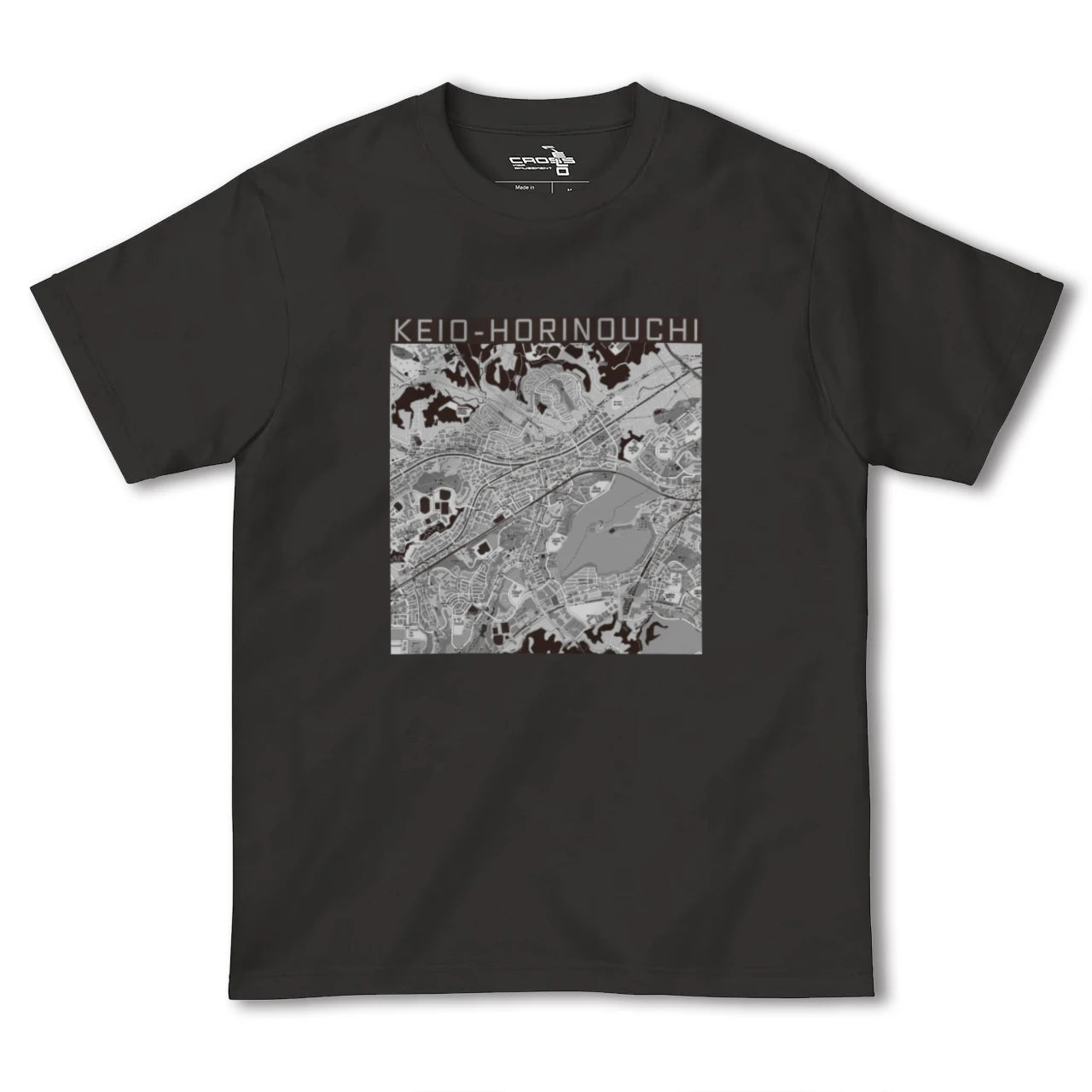 【京王堀之内(東京都)】地図柄ヘビーウェイトTシャツ