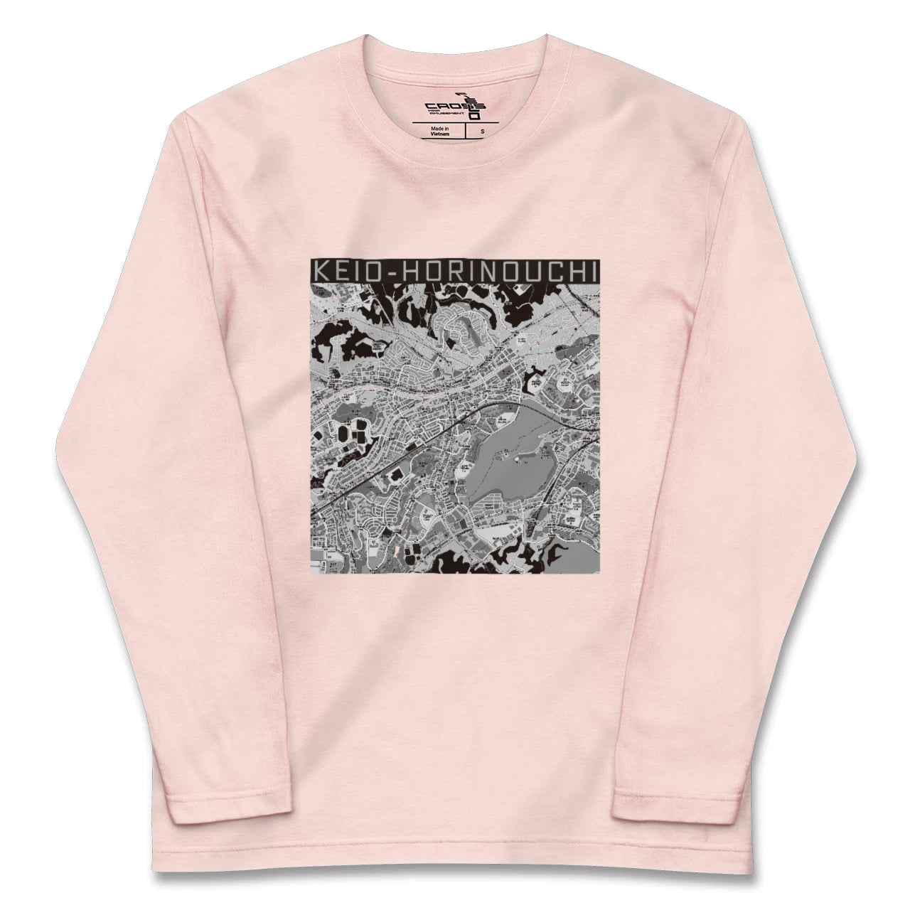 【京王堀之内(東京都)】地図柄ロングスリーブTシャツ