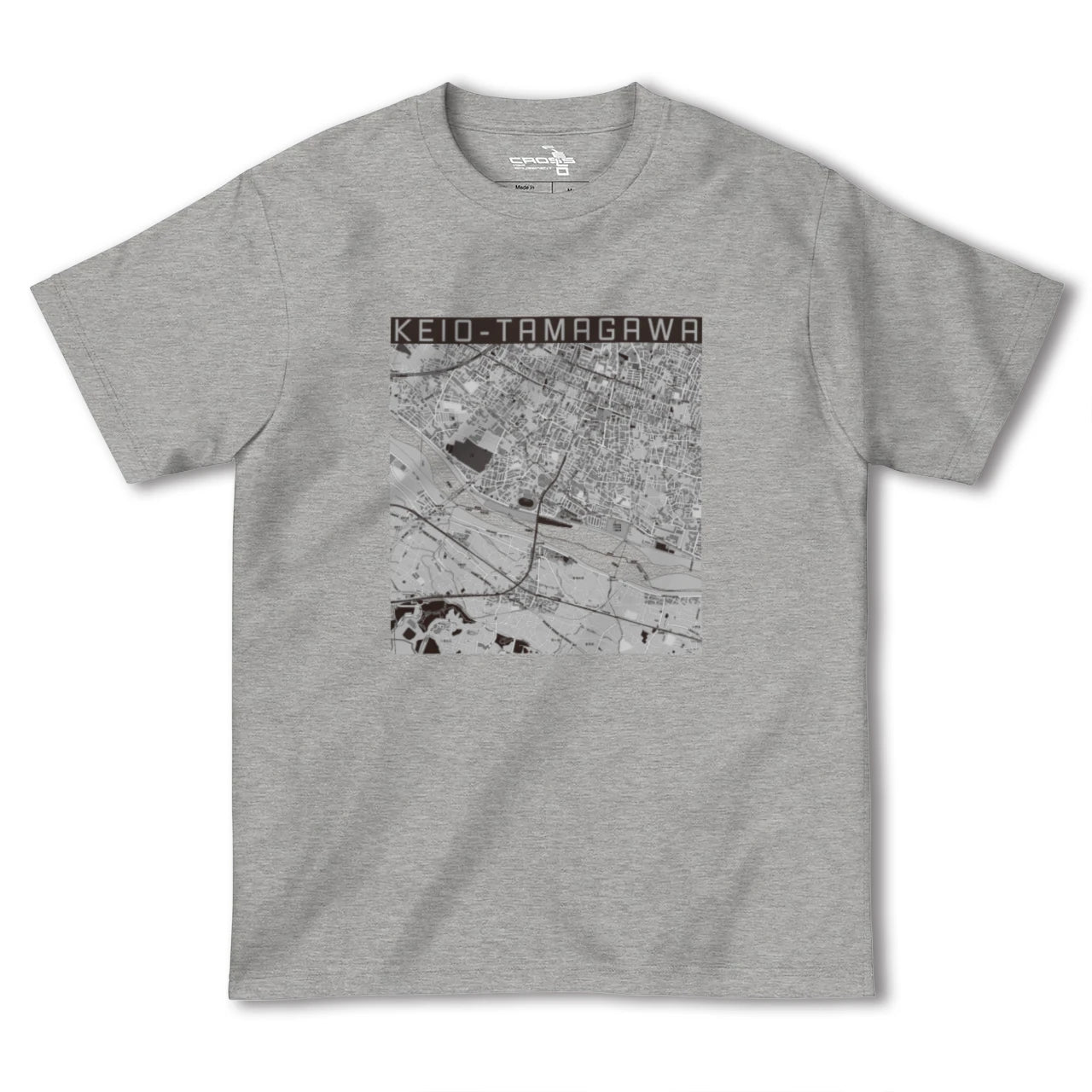 【京王多摩川(東京都)】地図柄ヘビーウェイトTシャツ