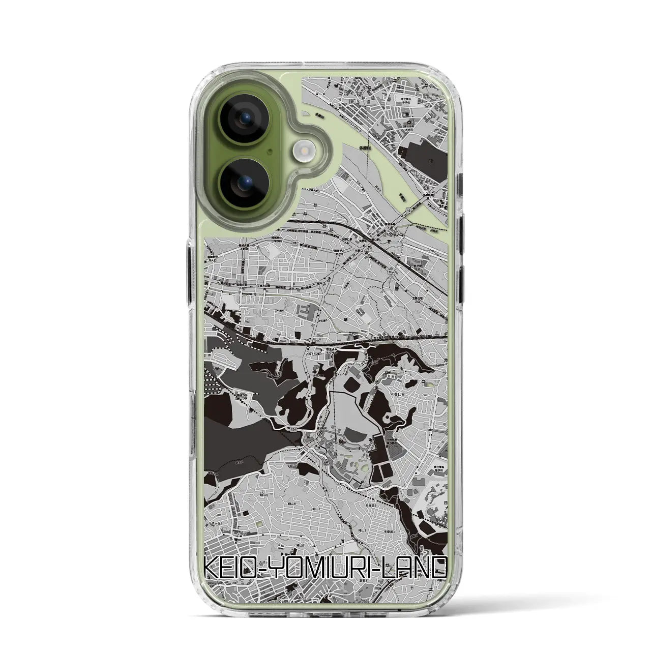 【京王よみうりランド(東京都)】地図柄iPhoneケース(MagSafeタイプ)