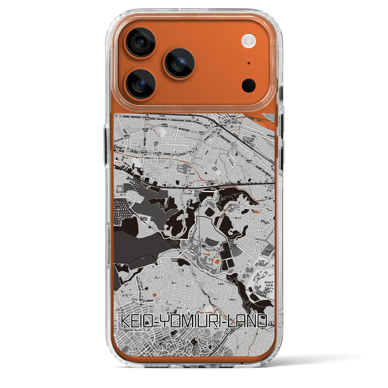 【京王よみうりランド(東京都)】地図柄iPhoneケース(MagSafeタイプ)