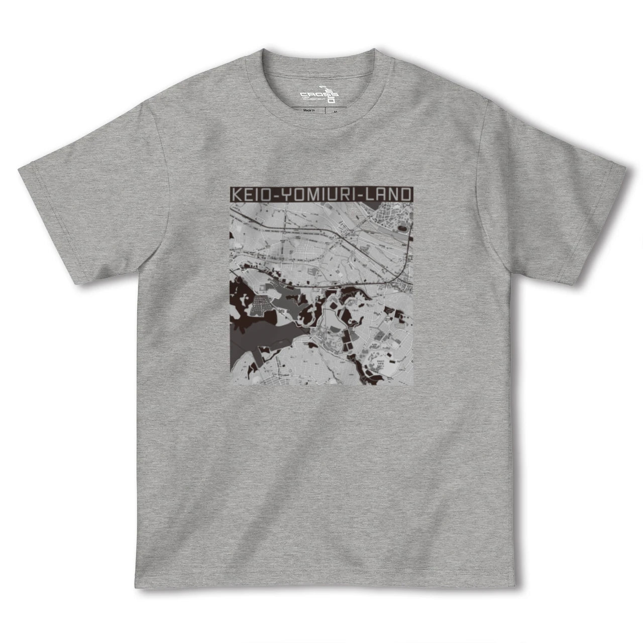 【京王よみうりランド(東京都)】地図柄ヘビーウェイトTシャツ