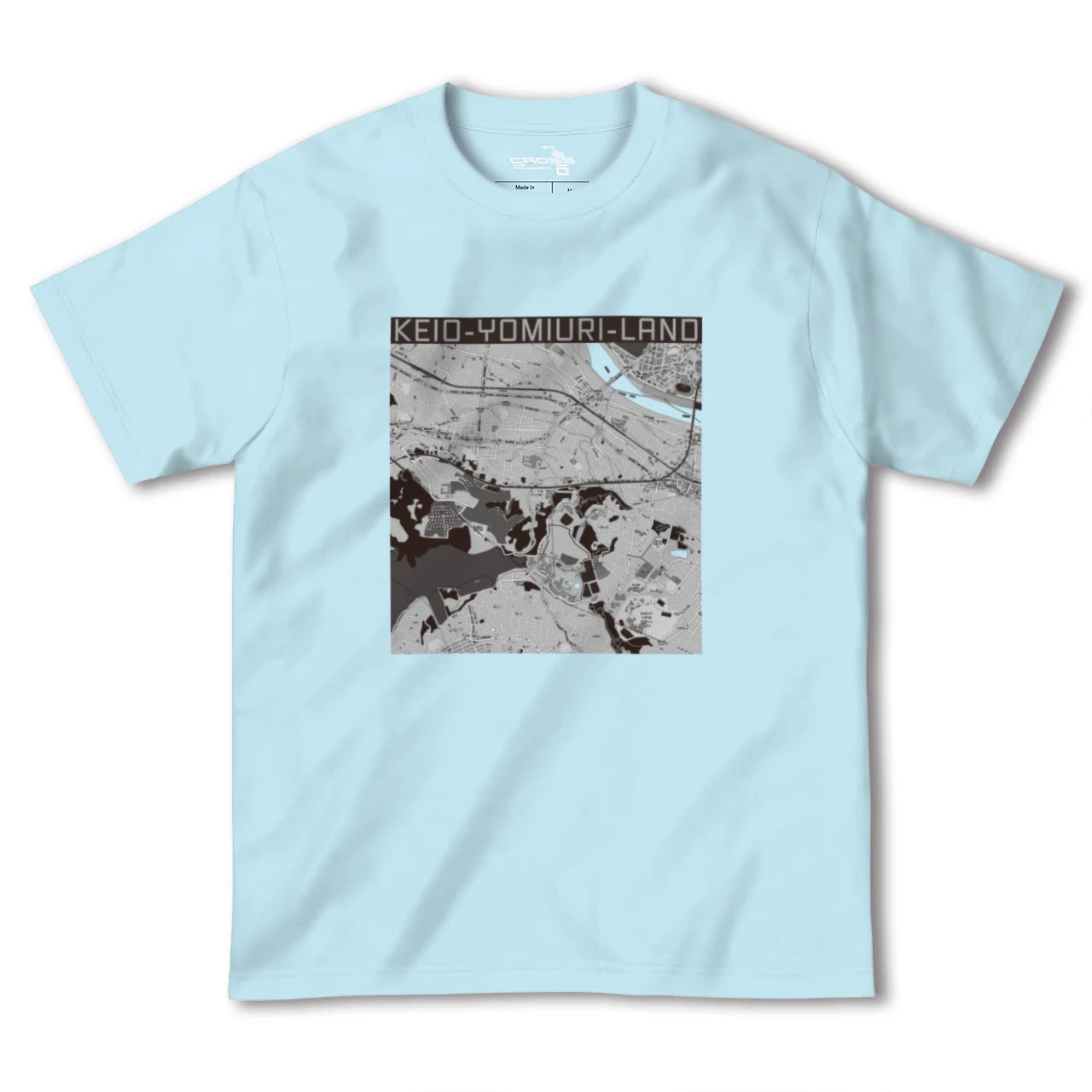 【京王よみうりランド(東京都)】地図柄ヘビーウェイトTシャツ