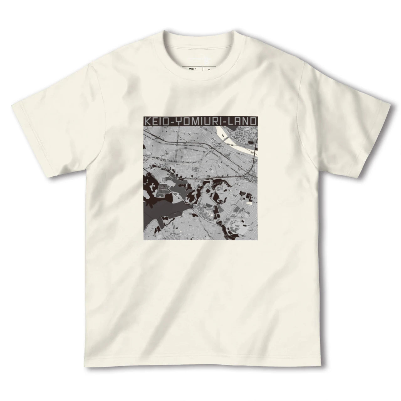 【京王よみうりランド(東京都)】地図柄ヘビーウェイトTシャツ