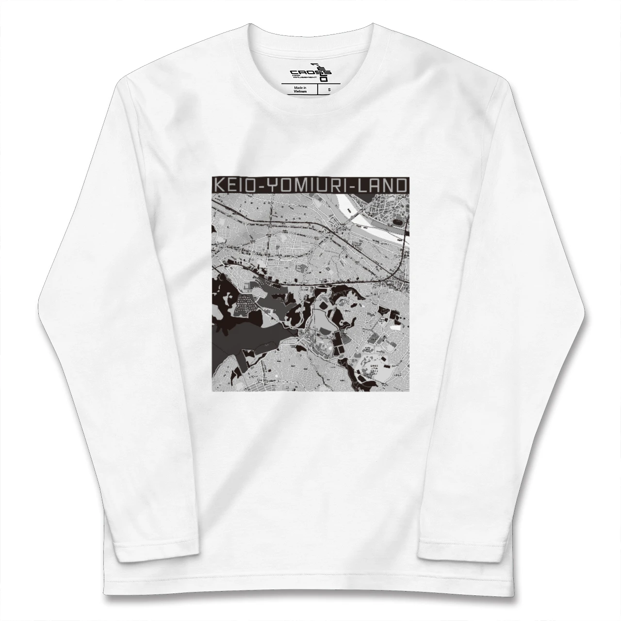 【京王よみうりランド(東京都)】地図柄ロングスリーブTシャツ