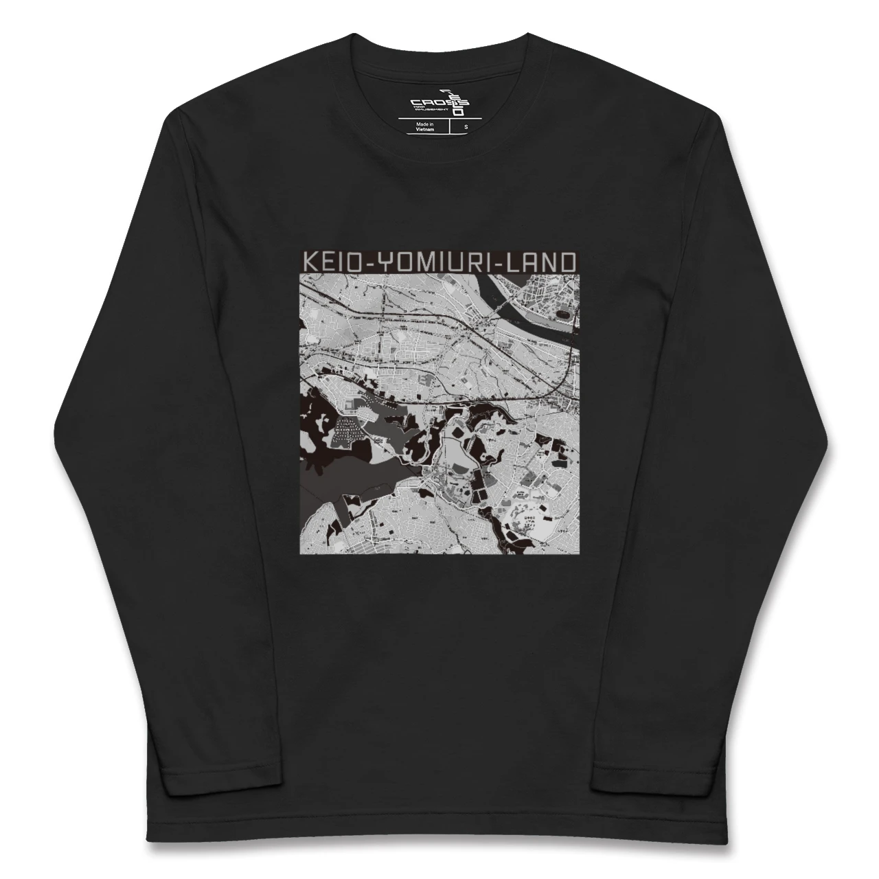 【京王よみうりランド(東京都)】地図柄ロングスリーブTシャツ