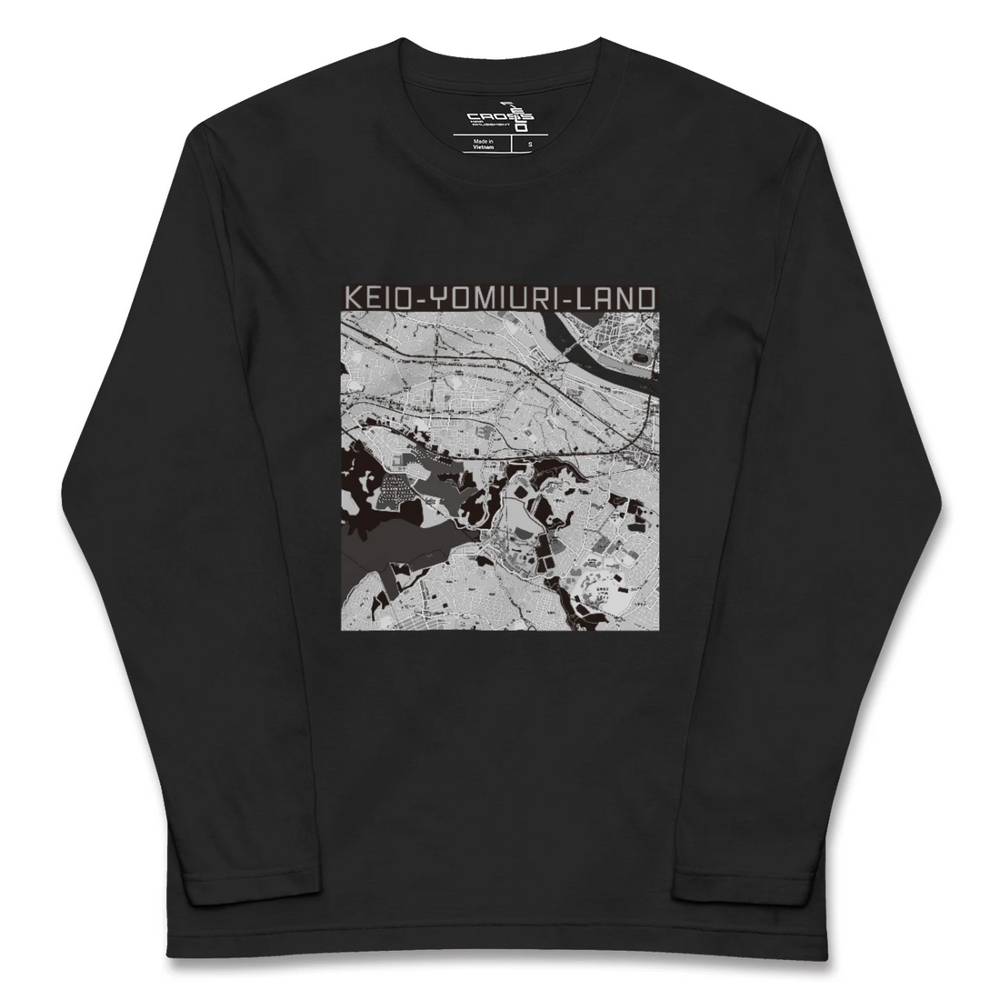 【京王よみうりランド(東京都)】地図柄ロングスリーブTシャツ