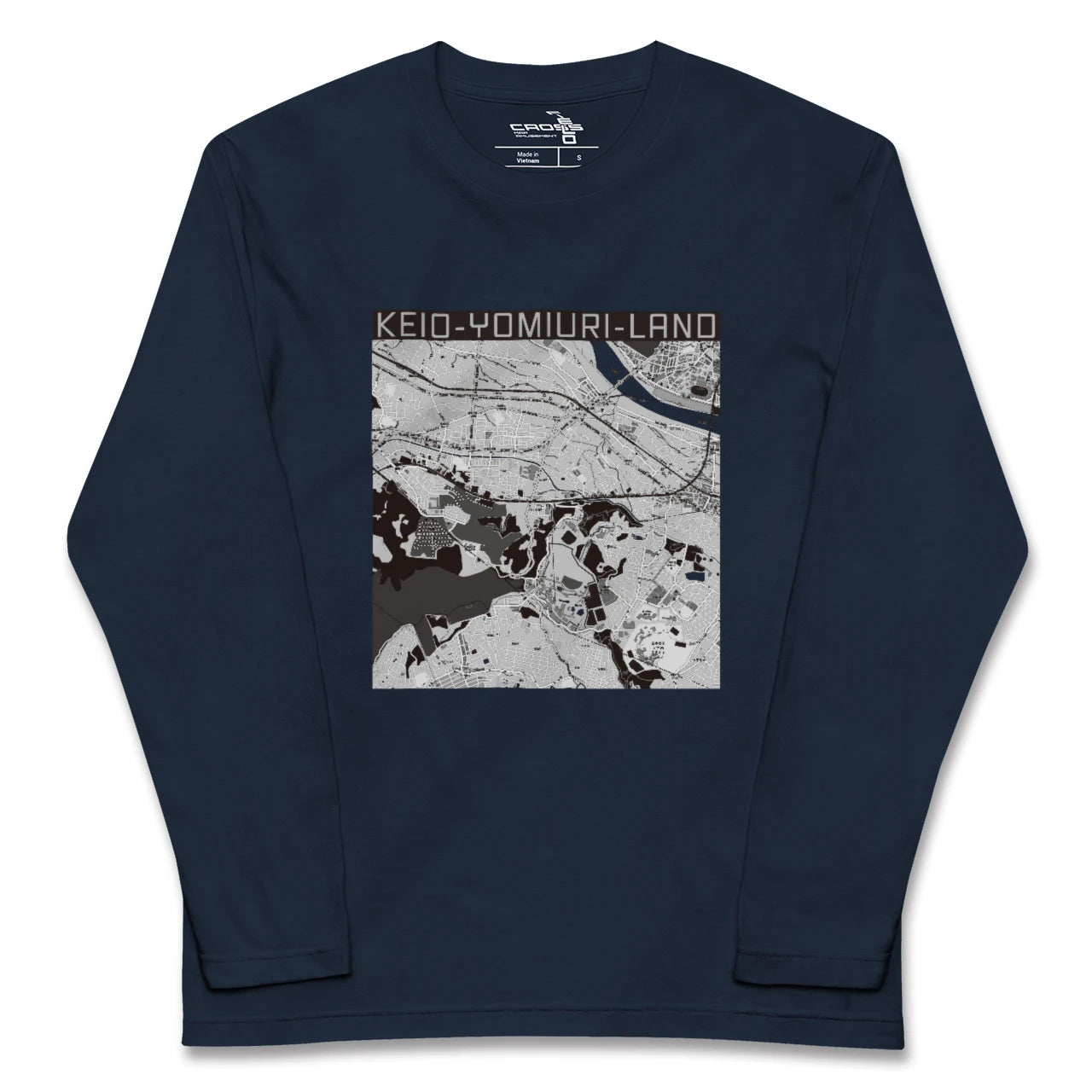 【京王よみうりランド(東京都)】地図柄ロングスリーブTシャツ