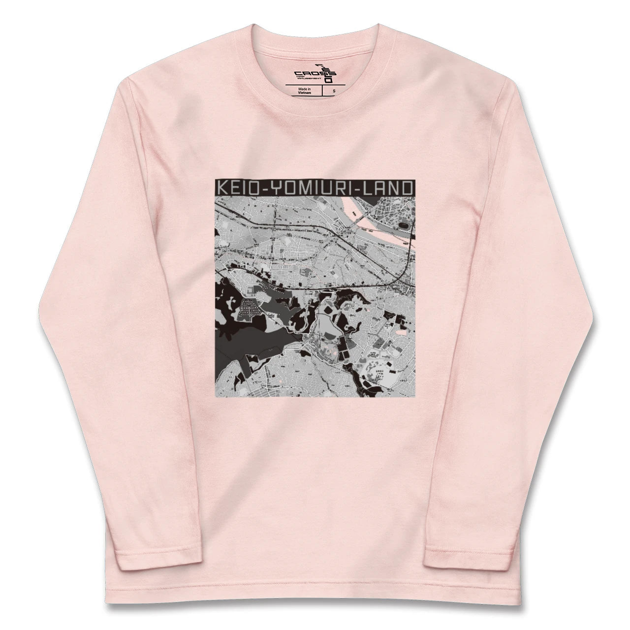【京王よみうりランド(東京都)】地図柄ロングスリーブTシャツ