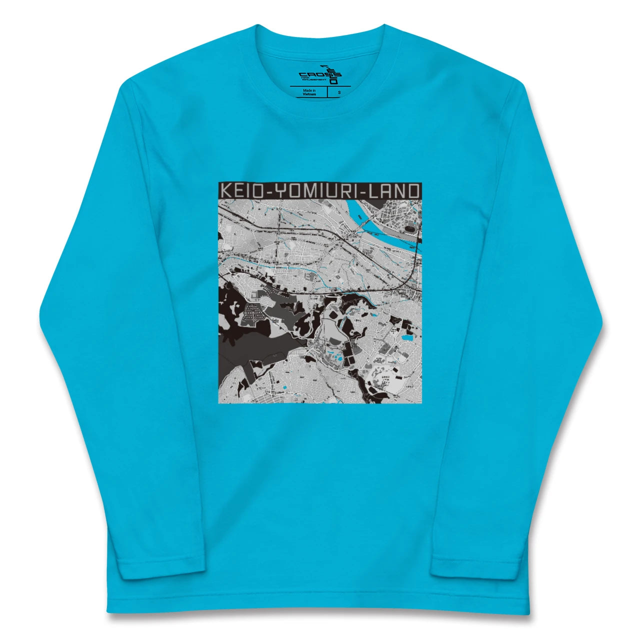 【京王よみうりランド(東京都)】地図柄ロングスリーブTシャツ