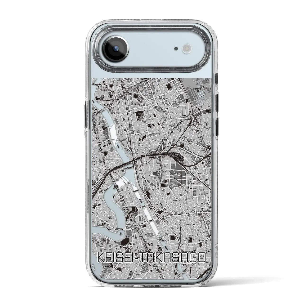 【京成高砂(東京都)】地図柄iPhoneケース(MagSafeタイプ)