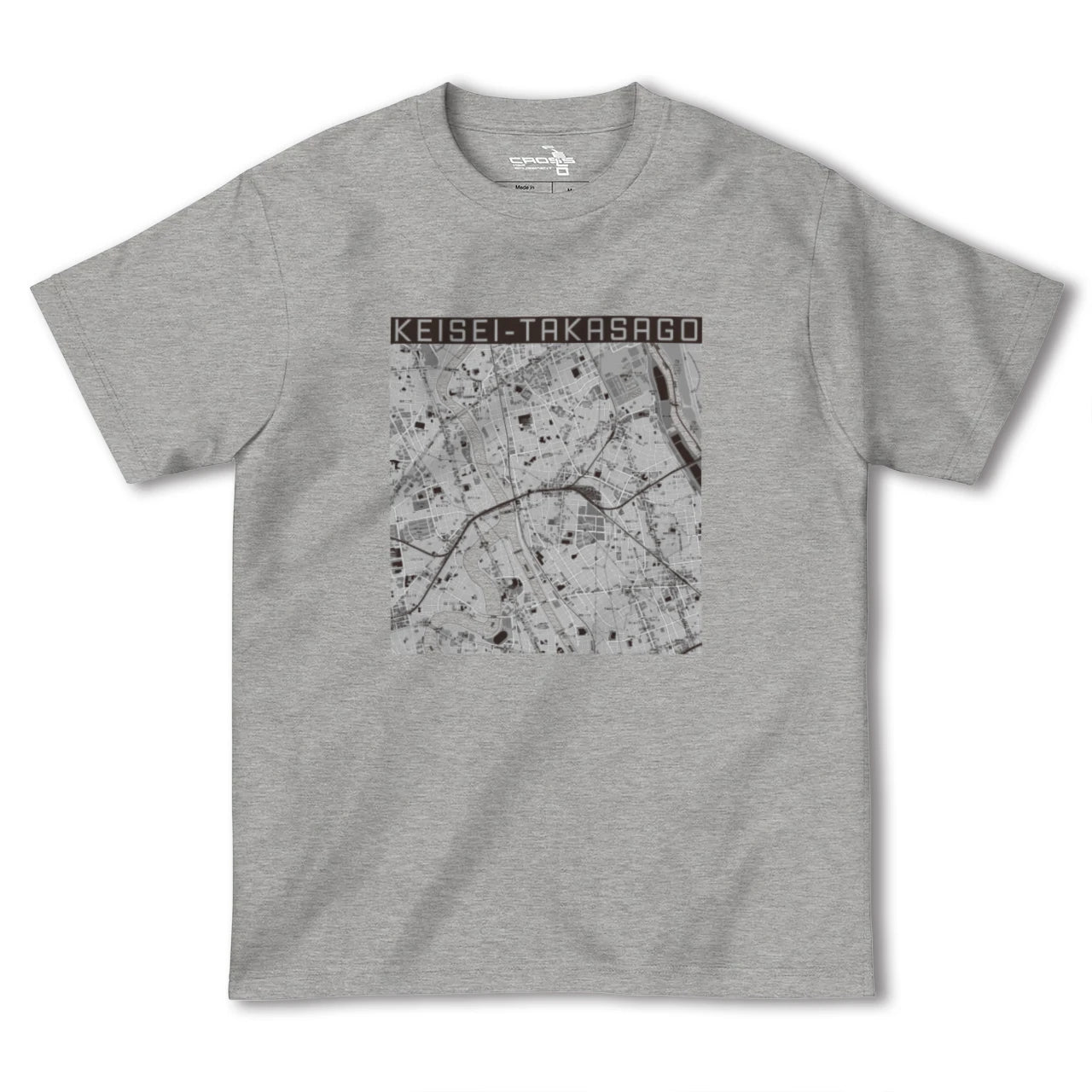 【京成高砂(東京都)】地図柄ヘビーウェイトTシャツ