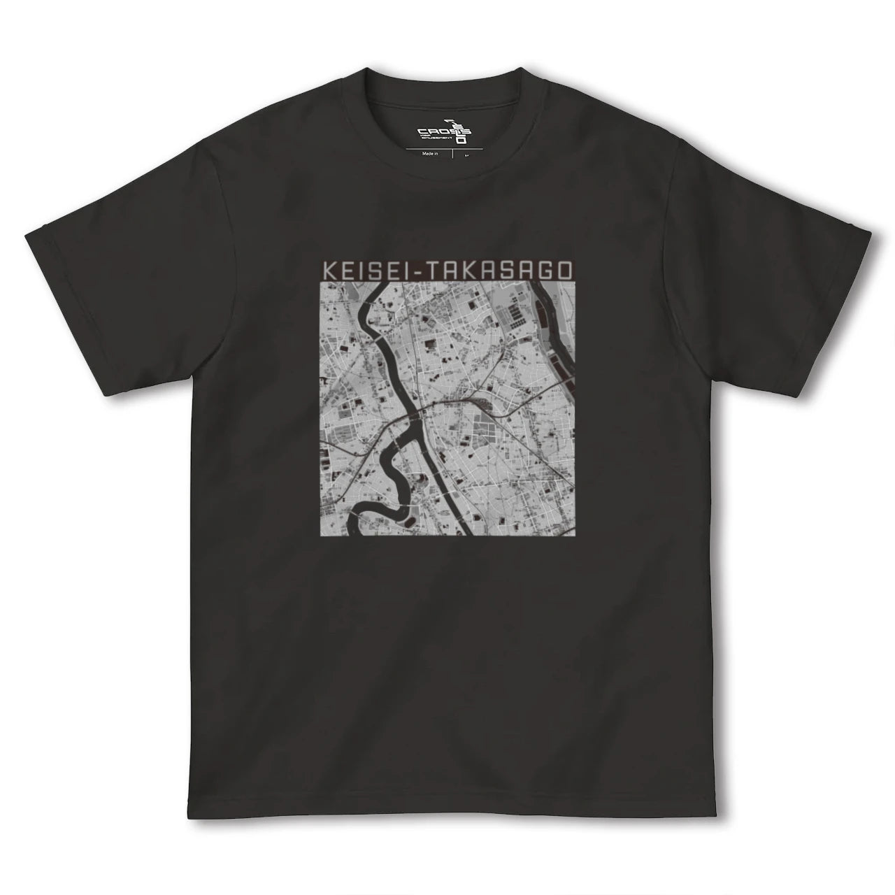 【京成高砂(東京都)】地図柄ヘビーウェイトTシャツ