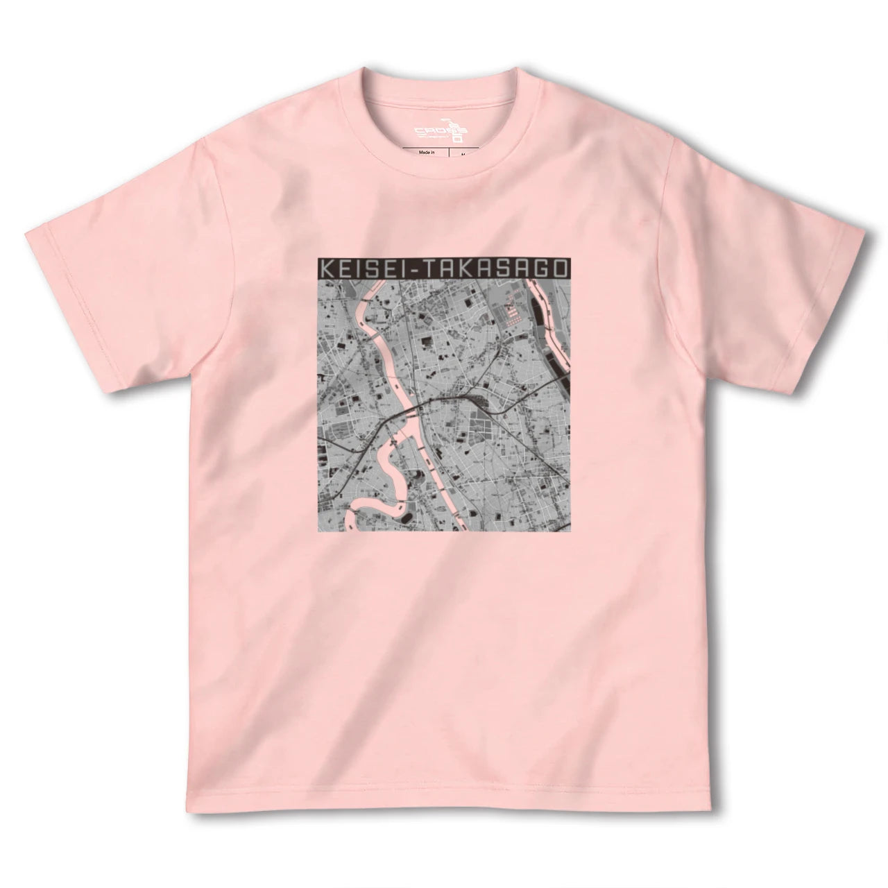 【京成高砂(東京都)】地図柄ヘビーウェイトTシャツ