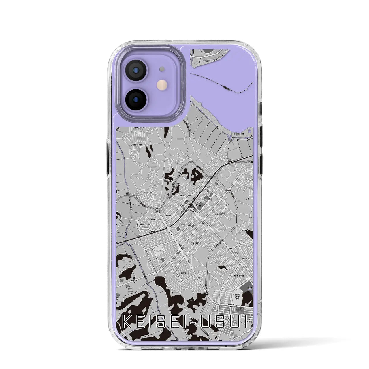 【京成臼井(千葉県)】地図柄iPhoneケース(MagSafeタイプ)