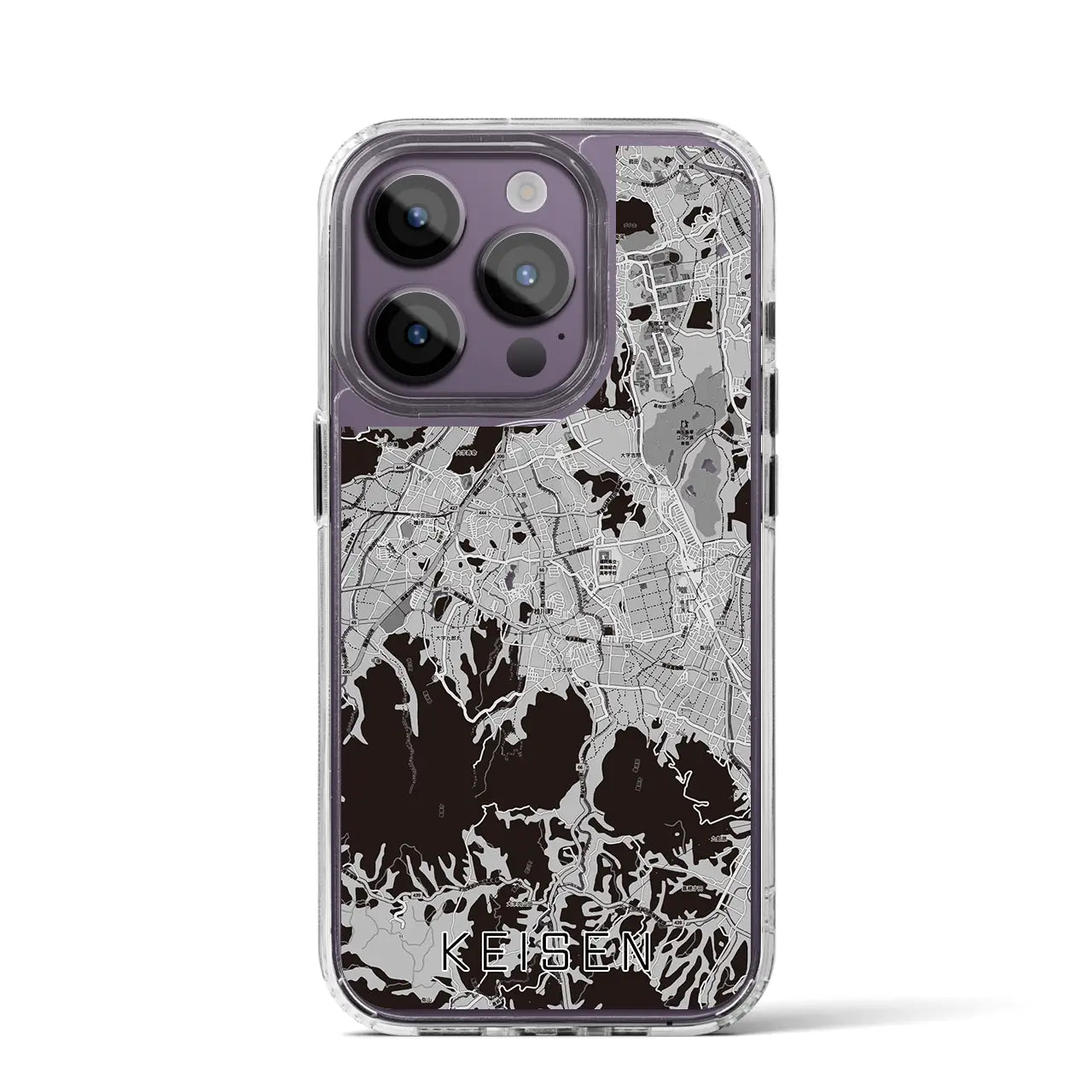 【桂川(福岡県)】地図柄iPhoneケース(MagSafeタイプ)