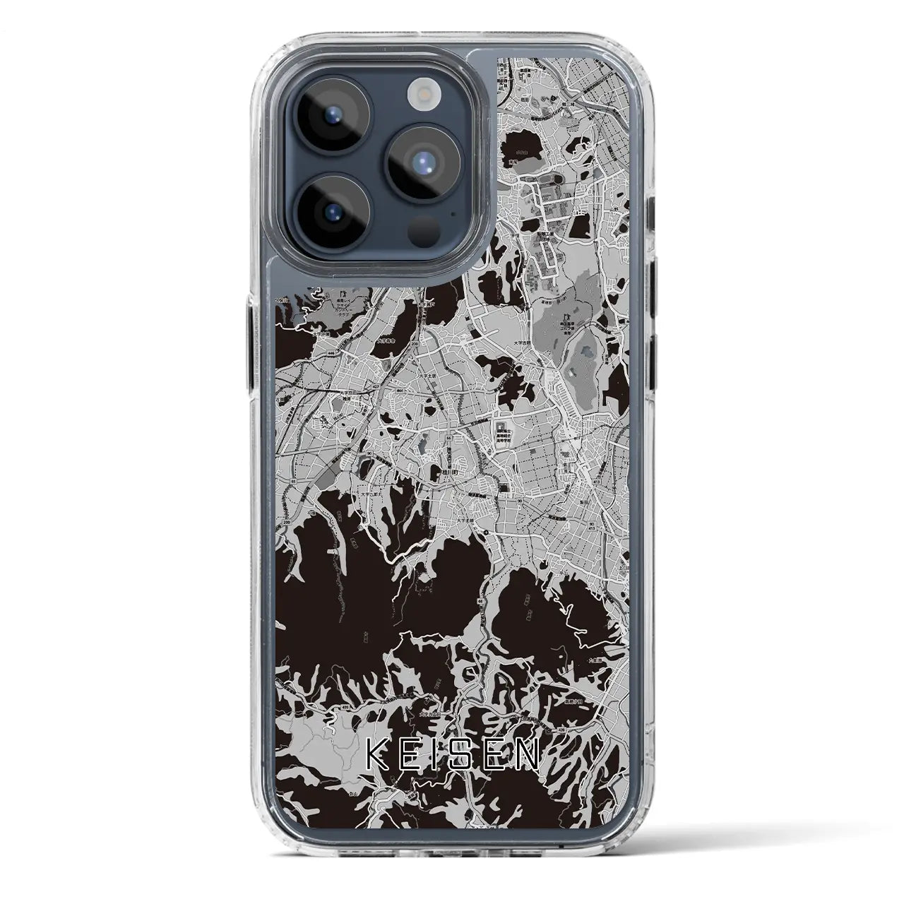 【桂川(福岡県)】地図柄iPhoneケース(MagSafeタイプ)