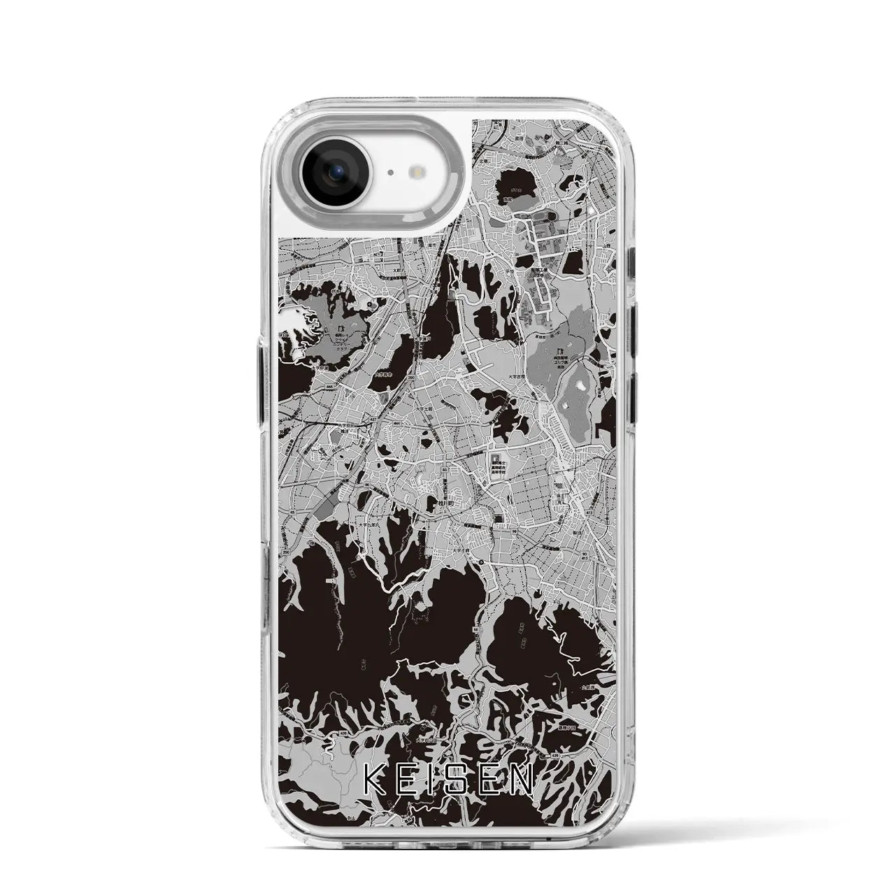 【桂川(福岡県)】地図柄iPhoneケース(MagSafeタイプ)