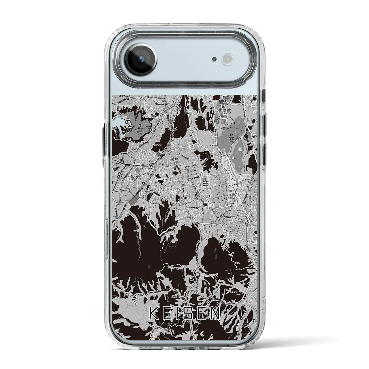 【桂川(福岡県)】地図柄iPhoneケース(MagSafeタイプ)