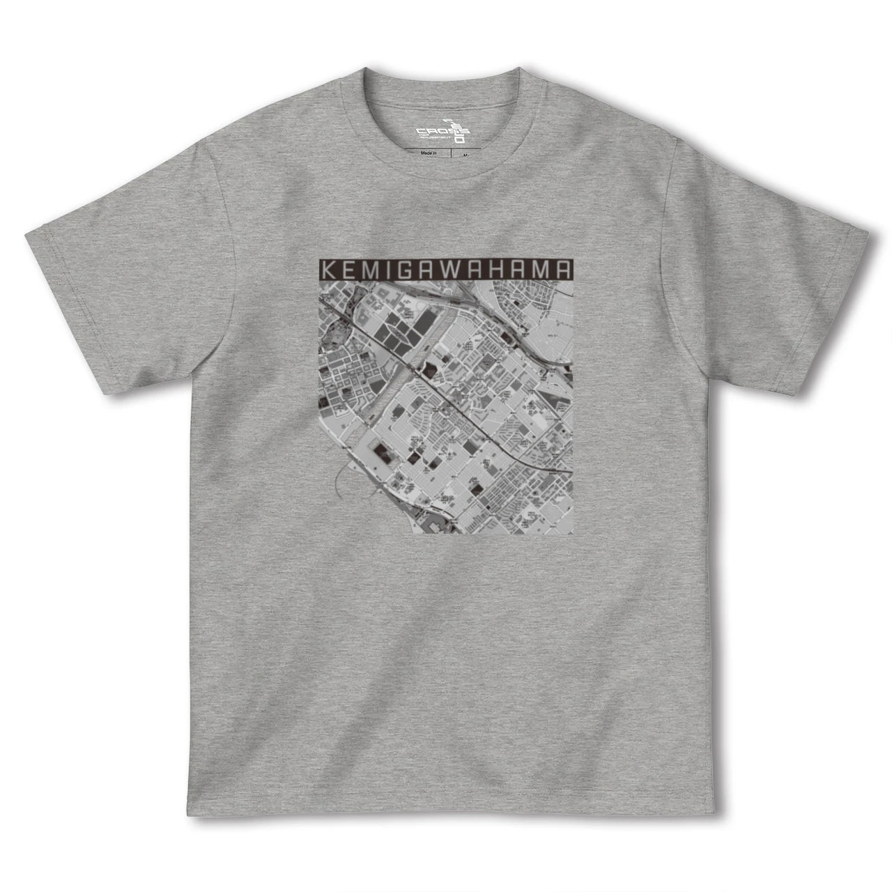 【検見川浜(千葉県)】地図柄ヘビーウェイトTシャツ