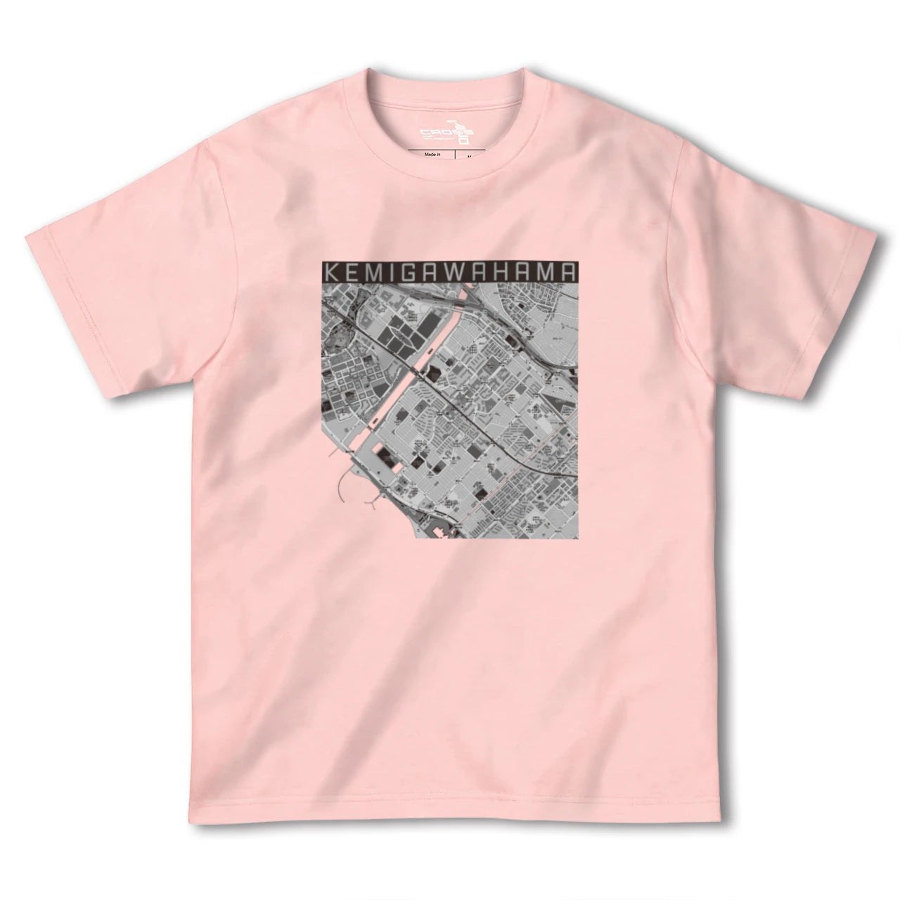 【検見川浜(千葉県)】地図柄ヘビーウェイトTシャツ